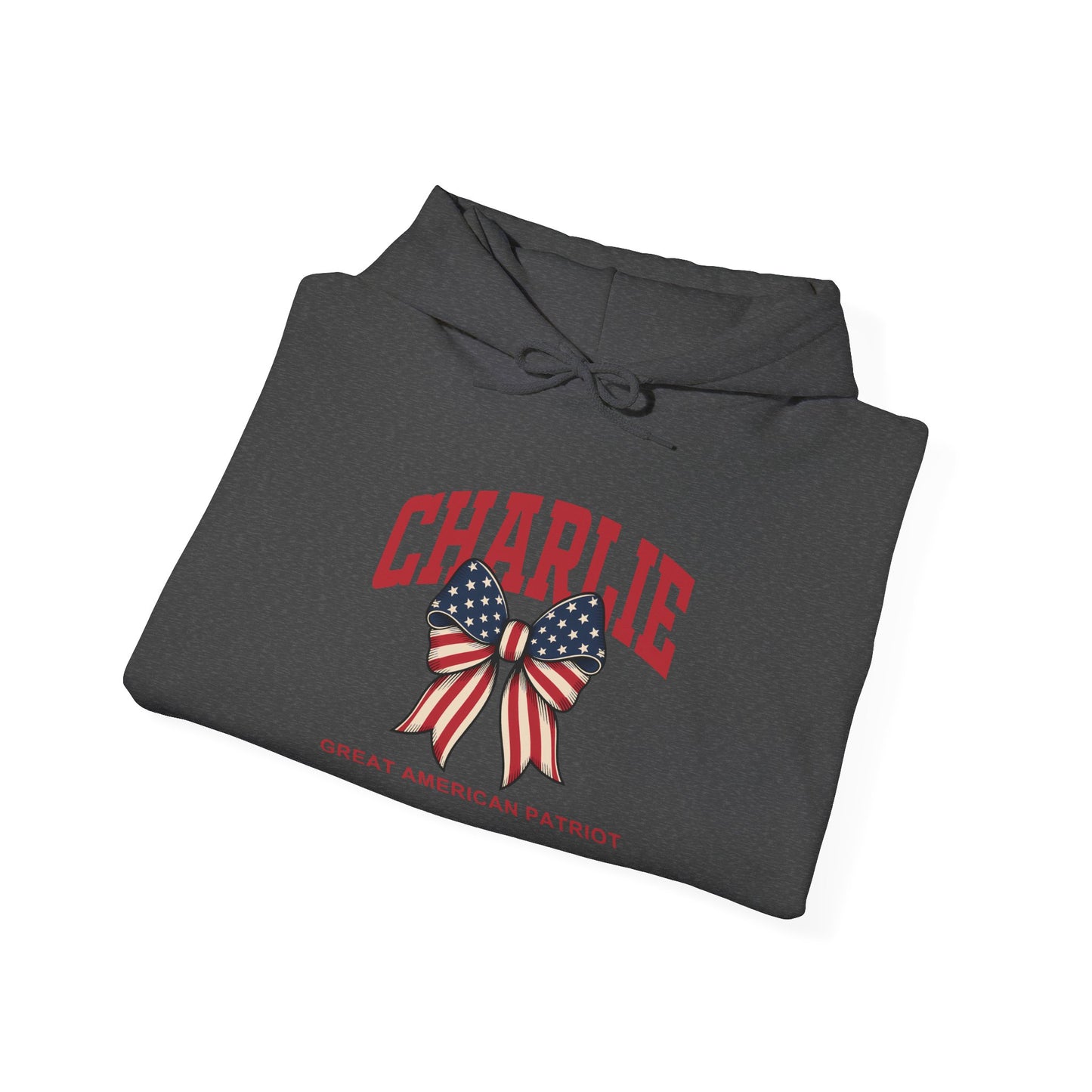 Charlie Kirk Great American Patriot Themed Unisex Hoodie