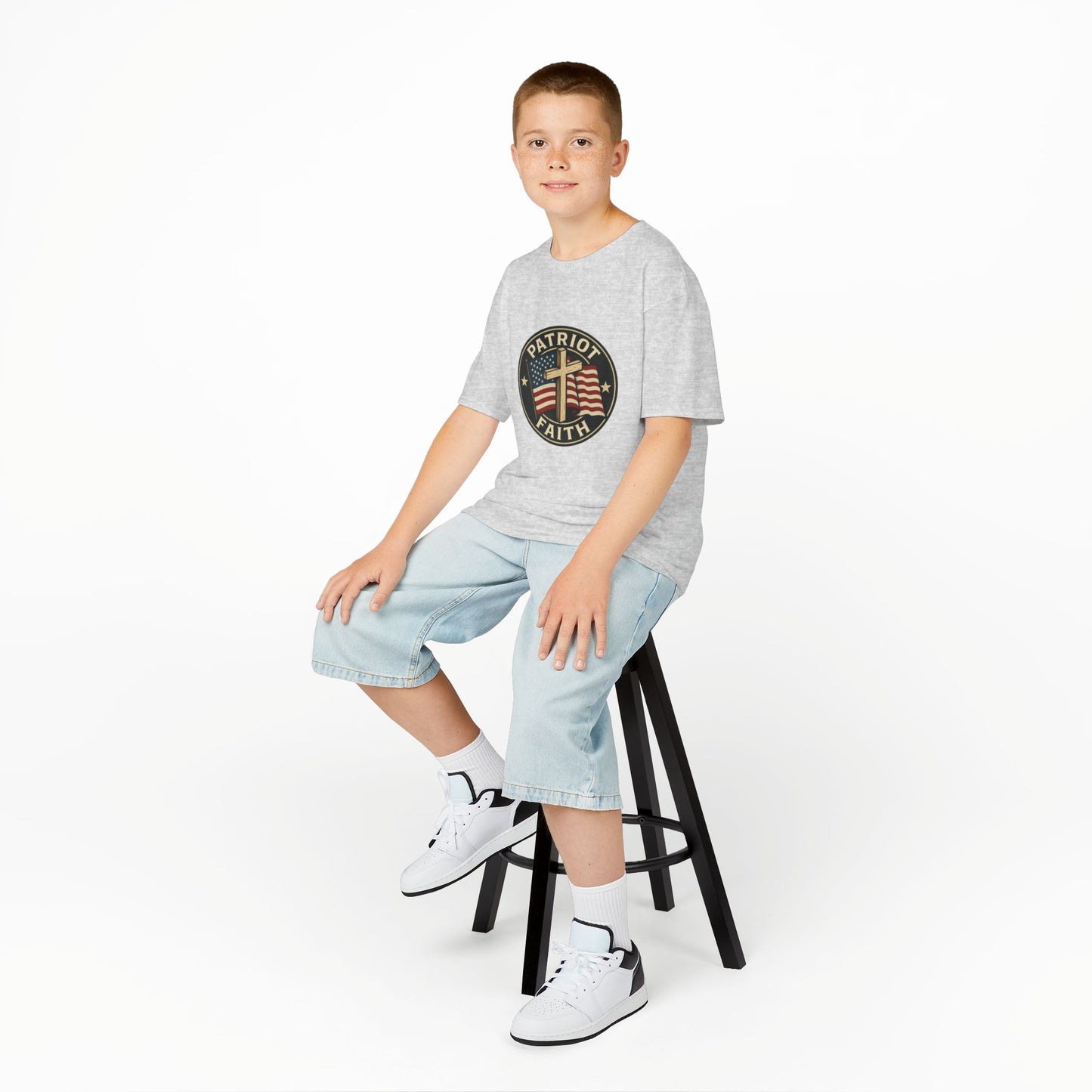 Patriotic Kids Tee - Faith & Freedom Everyday Wear