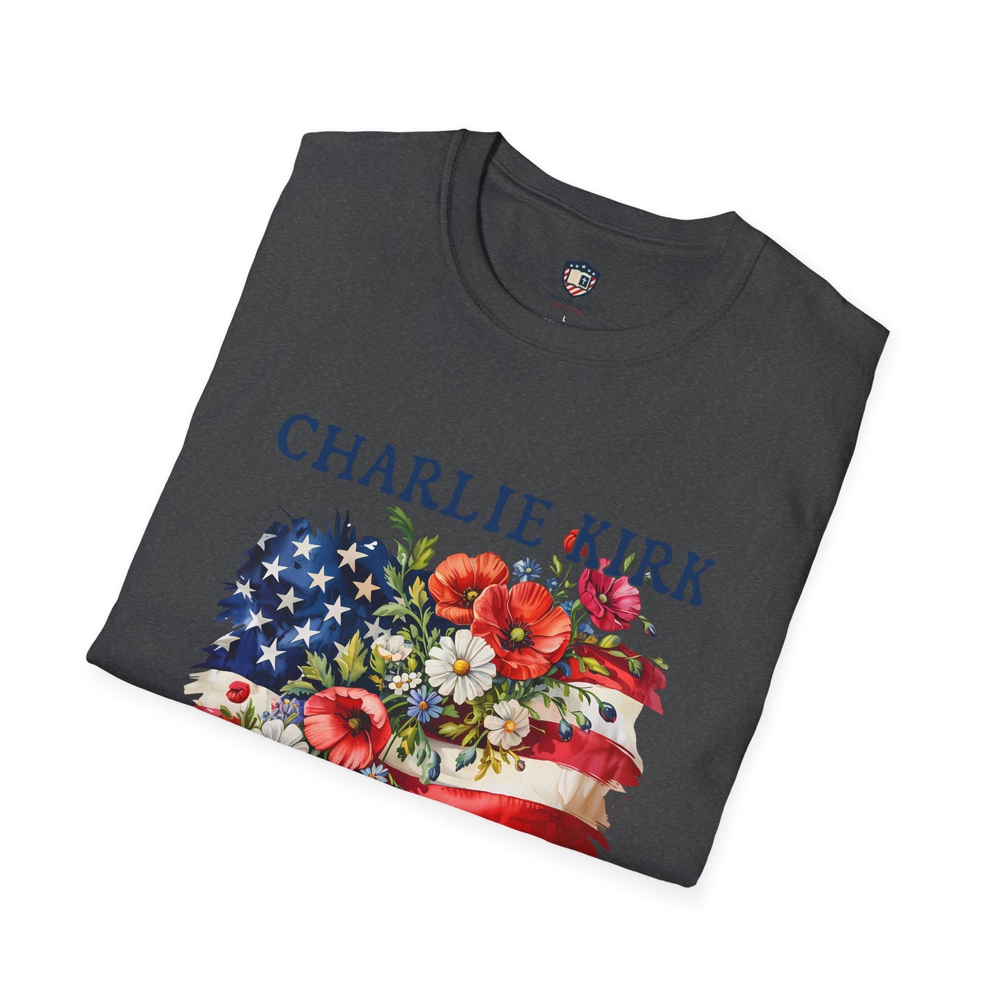 Patriotic Graphic T-Shirt, Charlie Kirk American Pride Unisex Tee