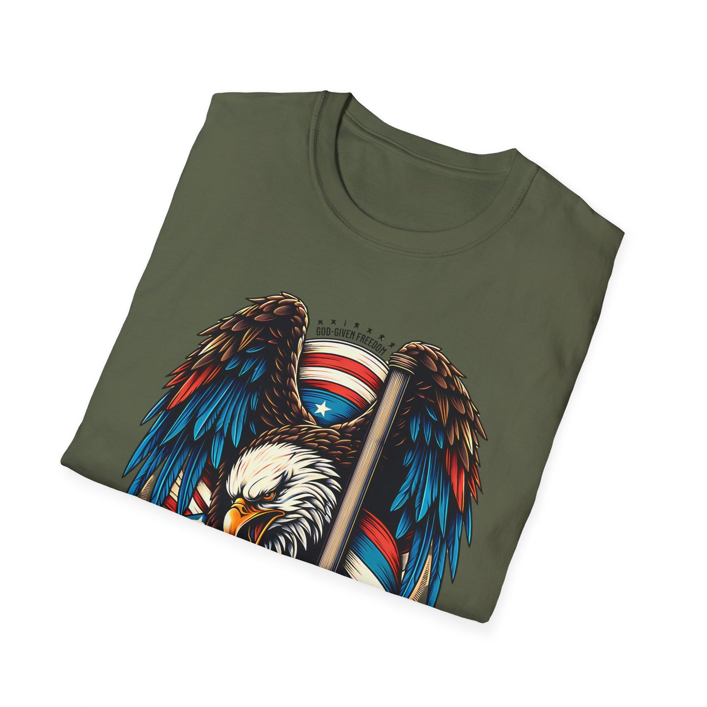 Patriotic Eagle Graphic Unisex T-Shirt