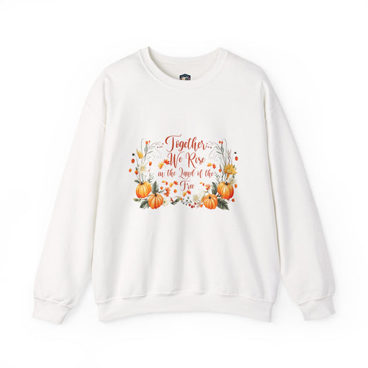 Fall Themed Unisex Sweatshirt - Together We Rise