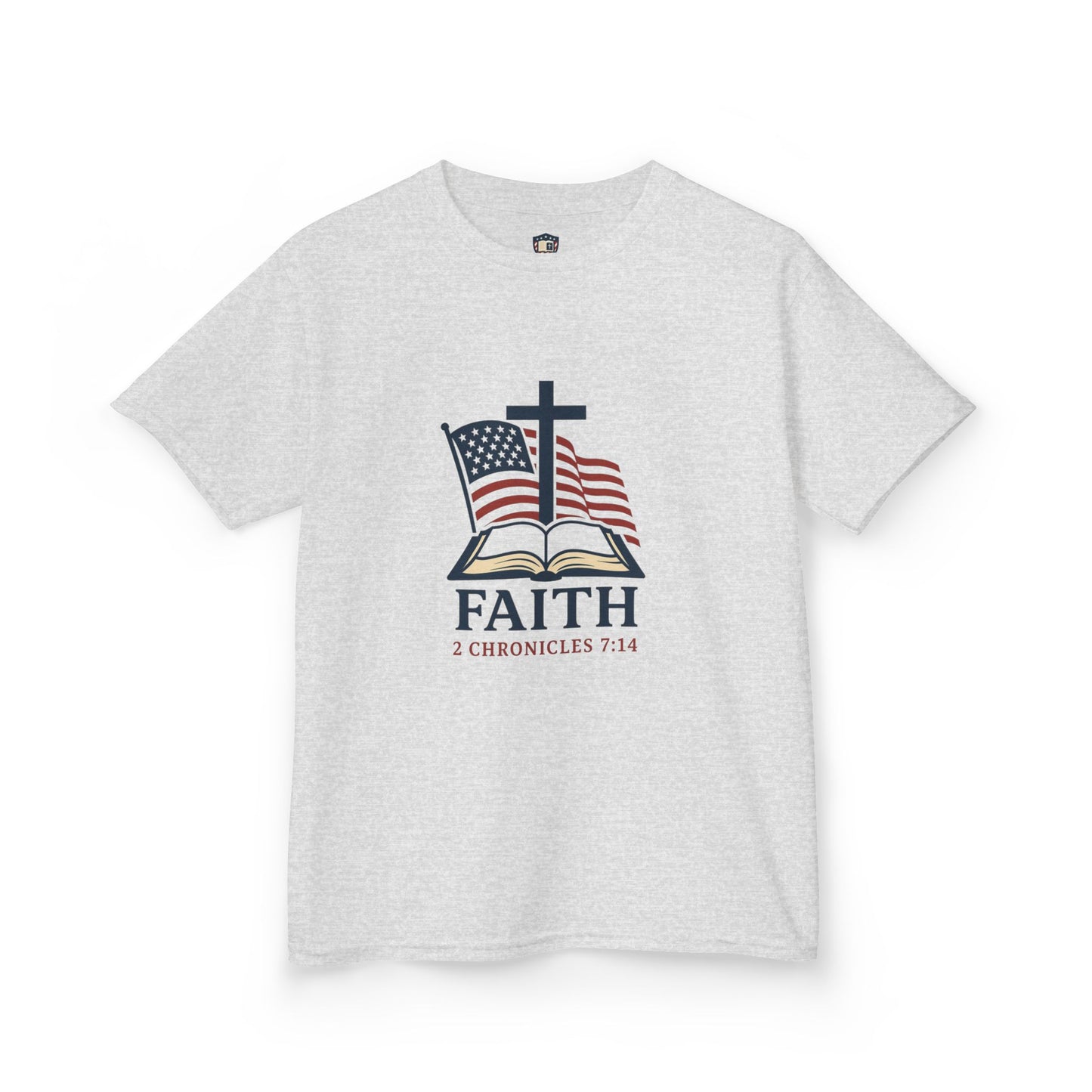 Faith & Freedom 2 Chronicles 7:14 Inspired Christian Kids Shirt