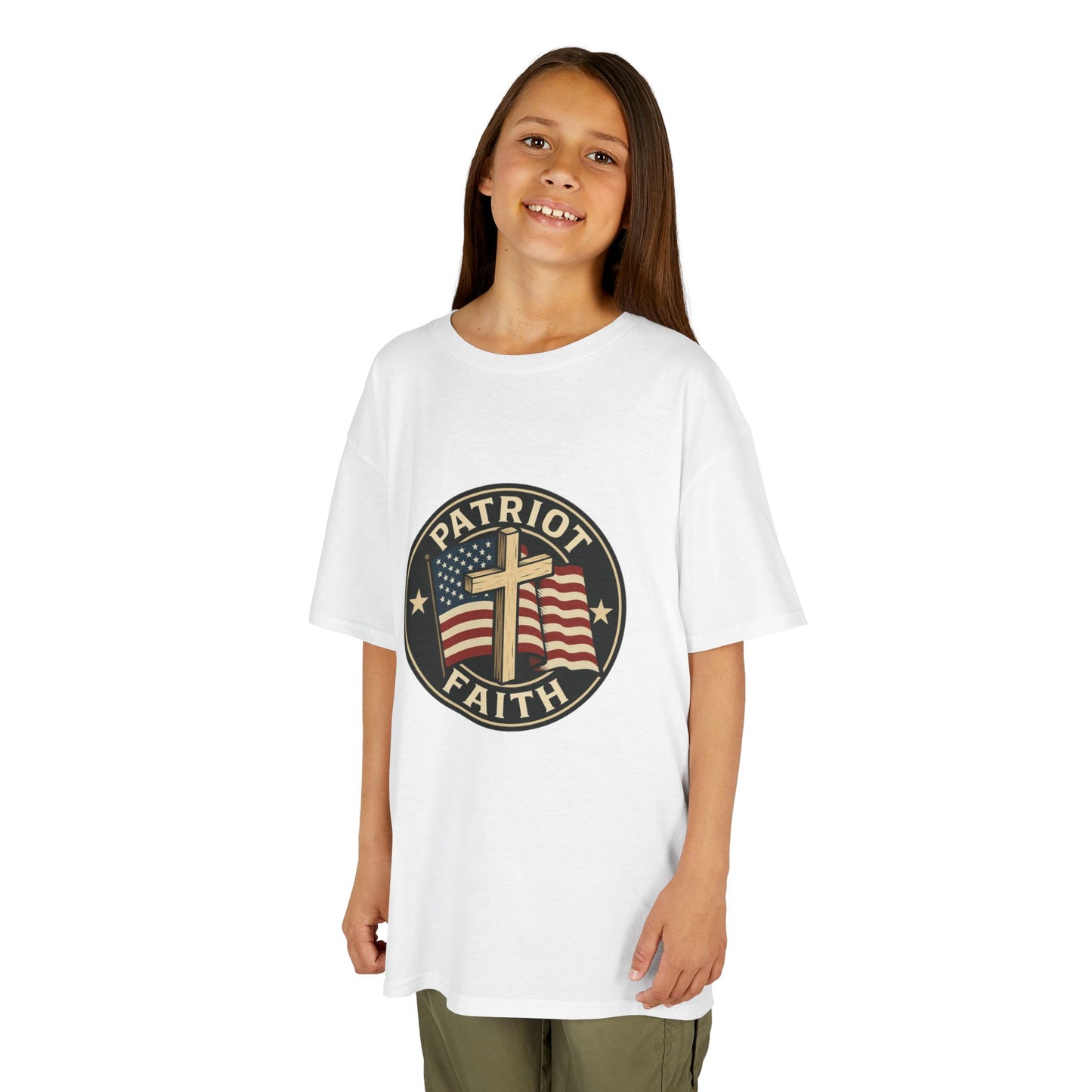 Patriotic Kids Tee - Faith & Freedom Everyday Wear