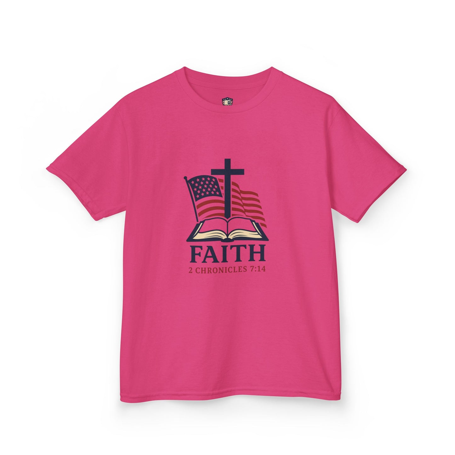 Faith & Freedom 2 Chronicles 7:14 Inspired Christian Kids Shirt