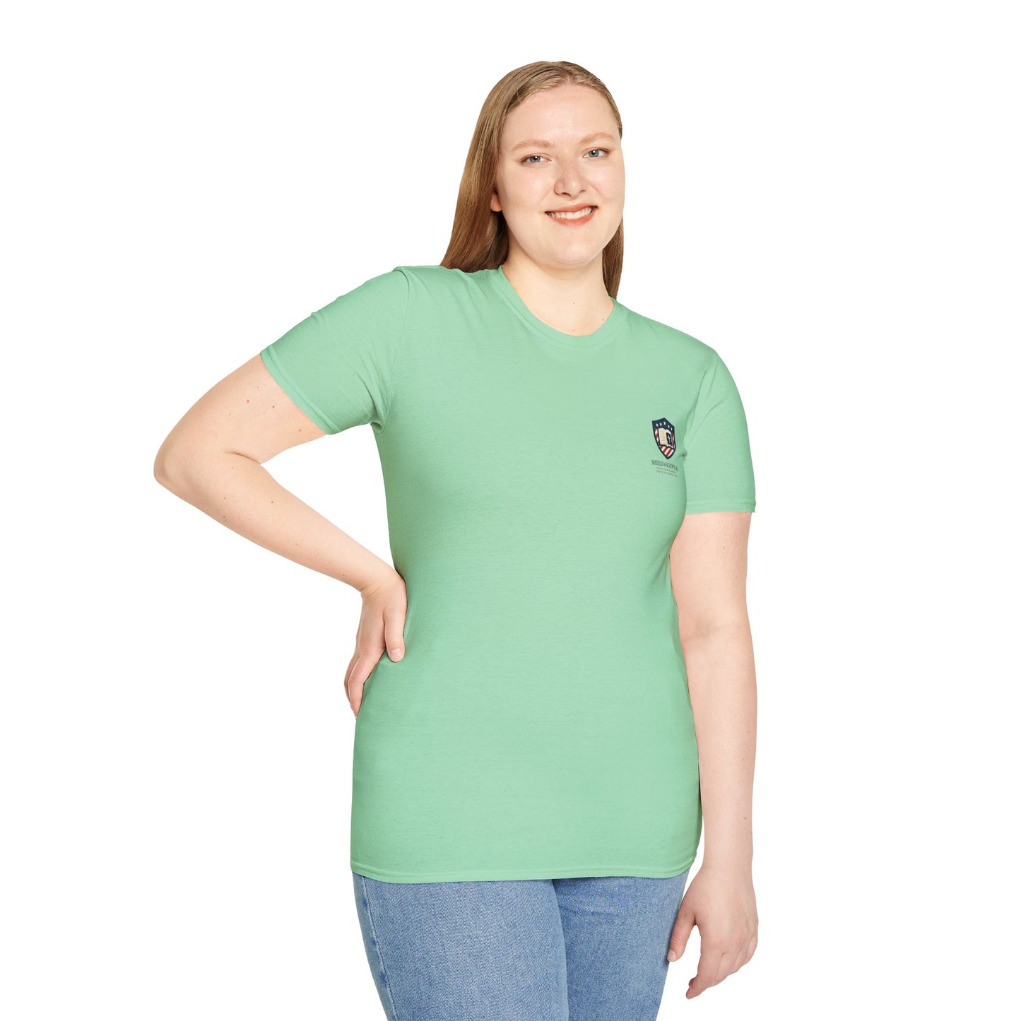 Lion of Judah USA Flag Unisex T-Shirt