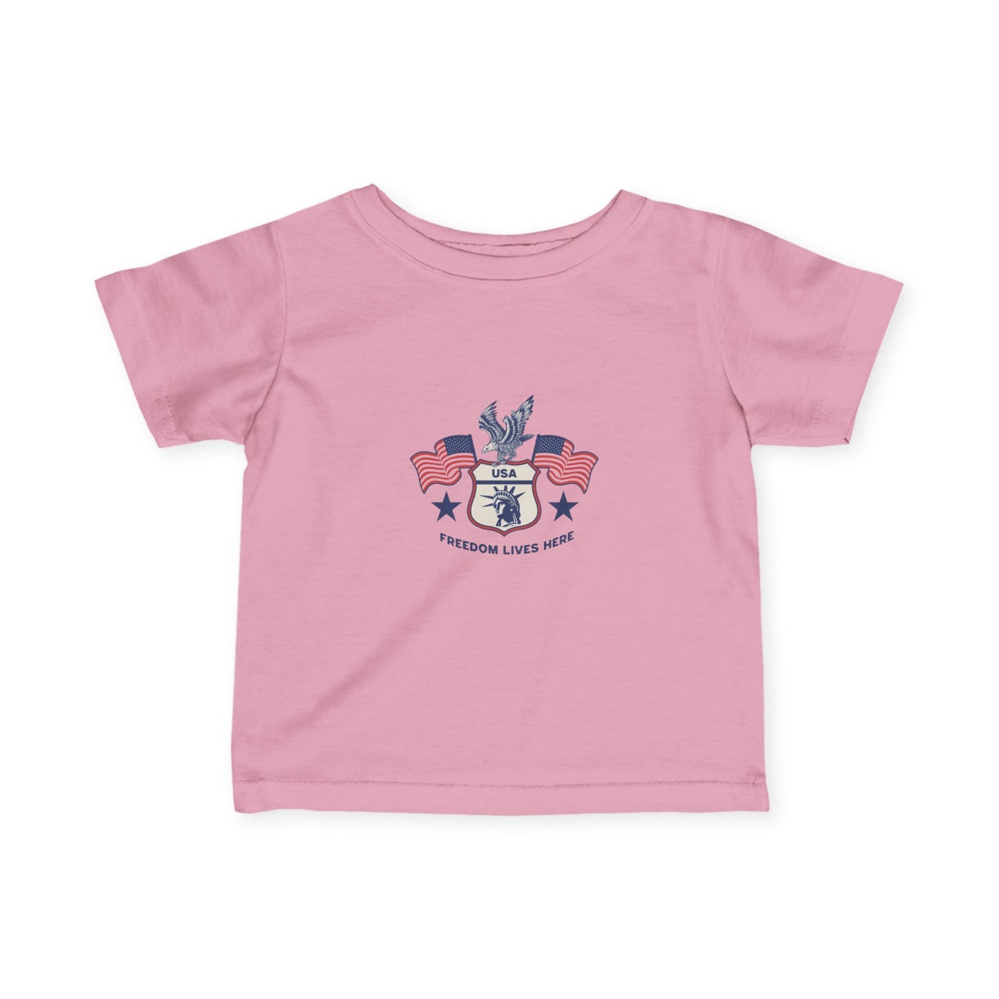 Patriotic Baby Tee, USA Graphic Toddler Shirt