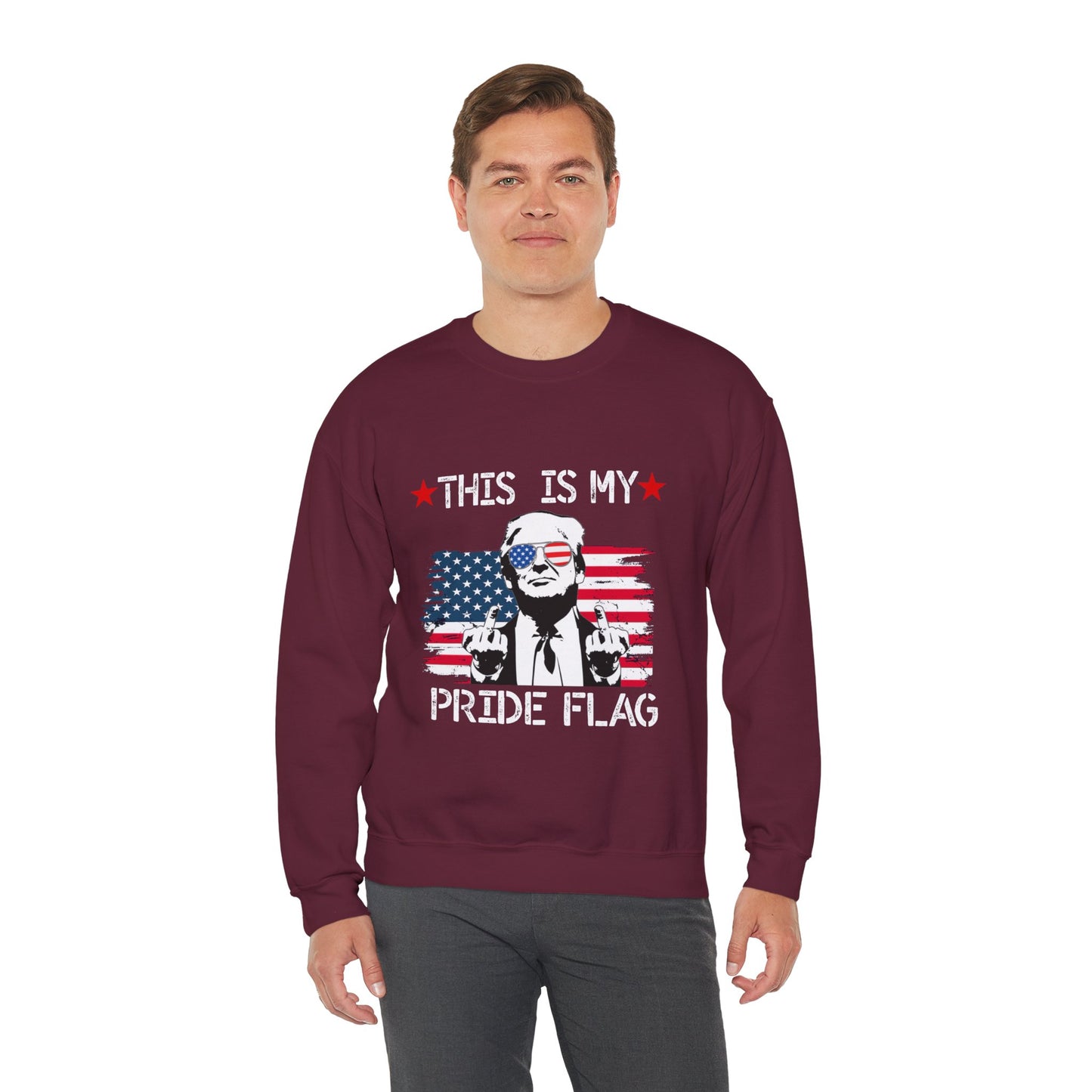 Trump This Is My Pride Flag Unisex Sweatshirt