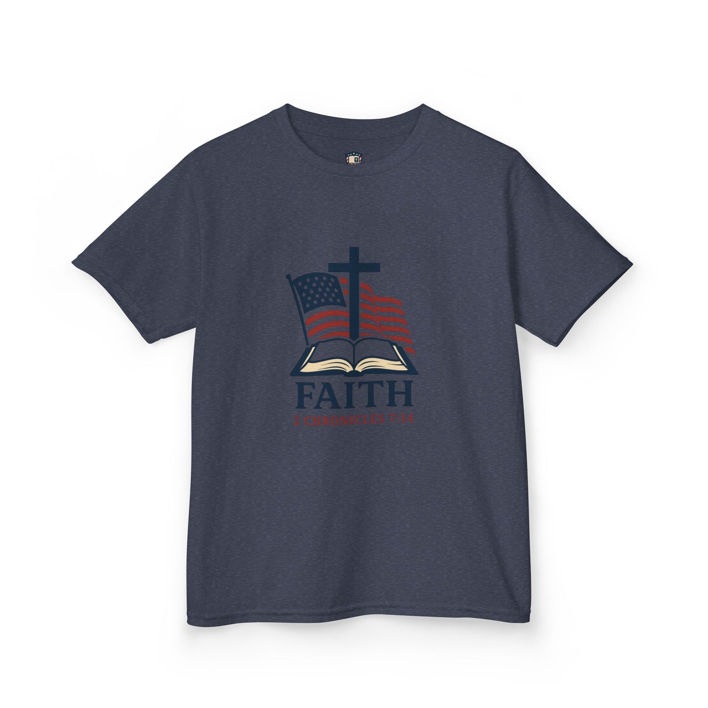 Faith & Freedom 2 Chronicles 7:14 Inspired Christian Kids Shirt