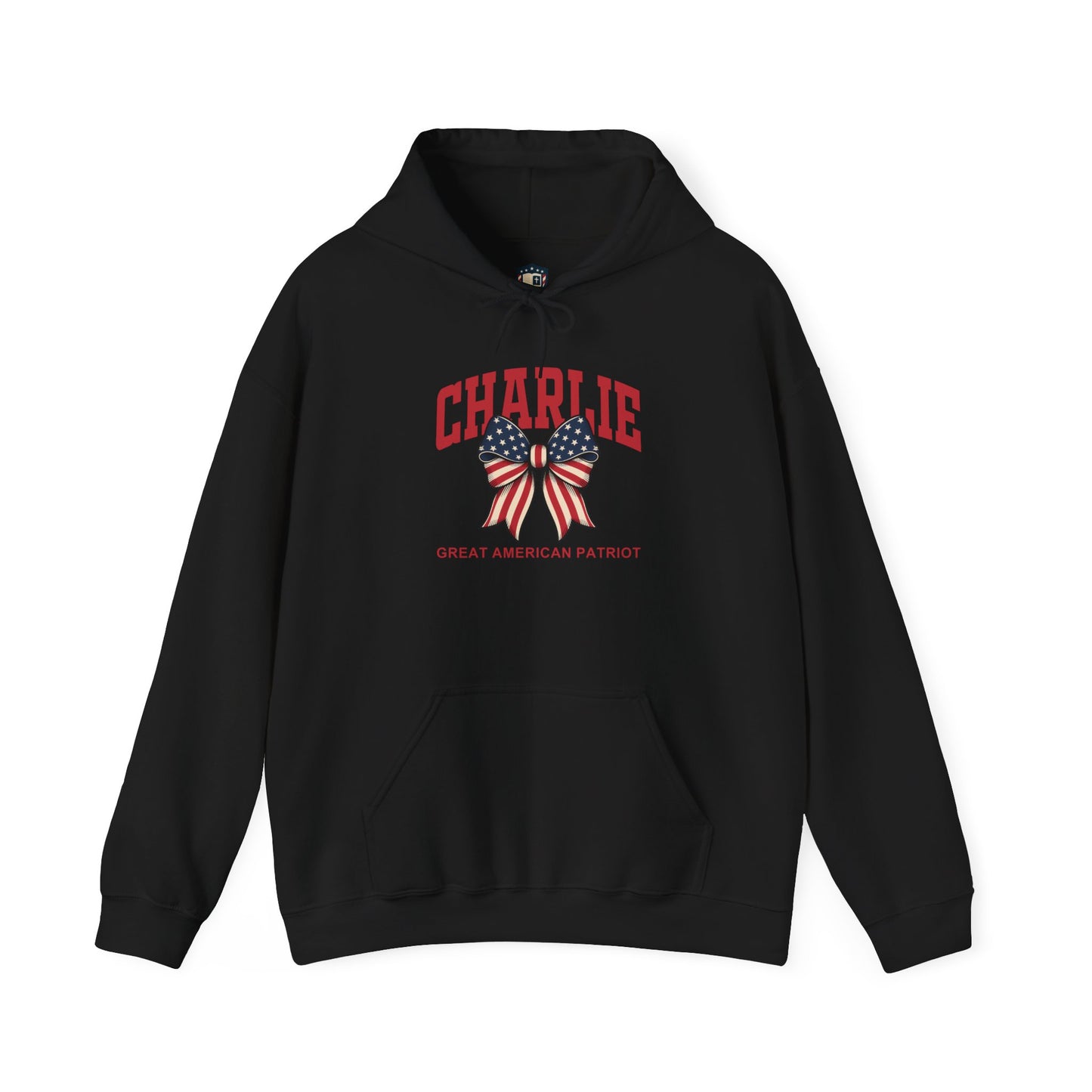 Charlie Kirk Great American Patriot Themed Unisex Hoodie