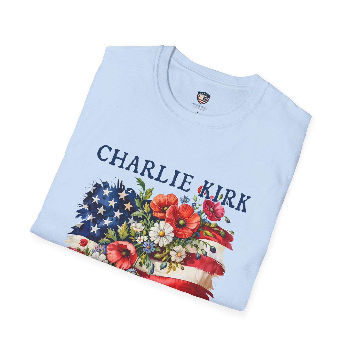 Patriotic Graphic T-Shirt, Charlie Kirk American Pride Unisex Tee