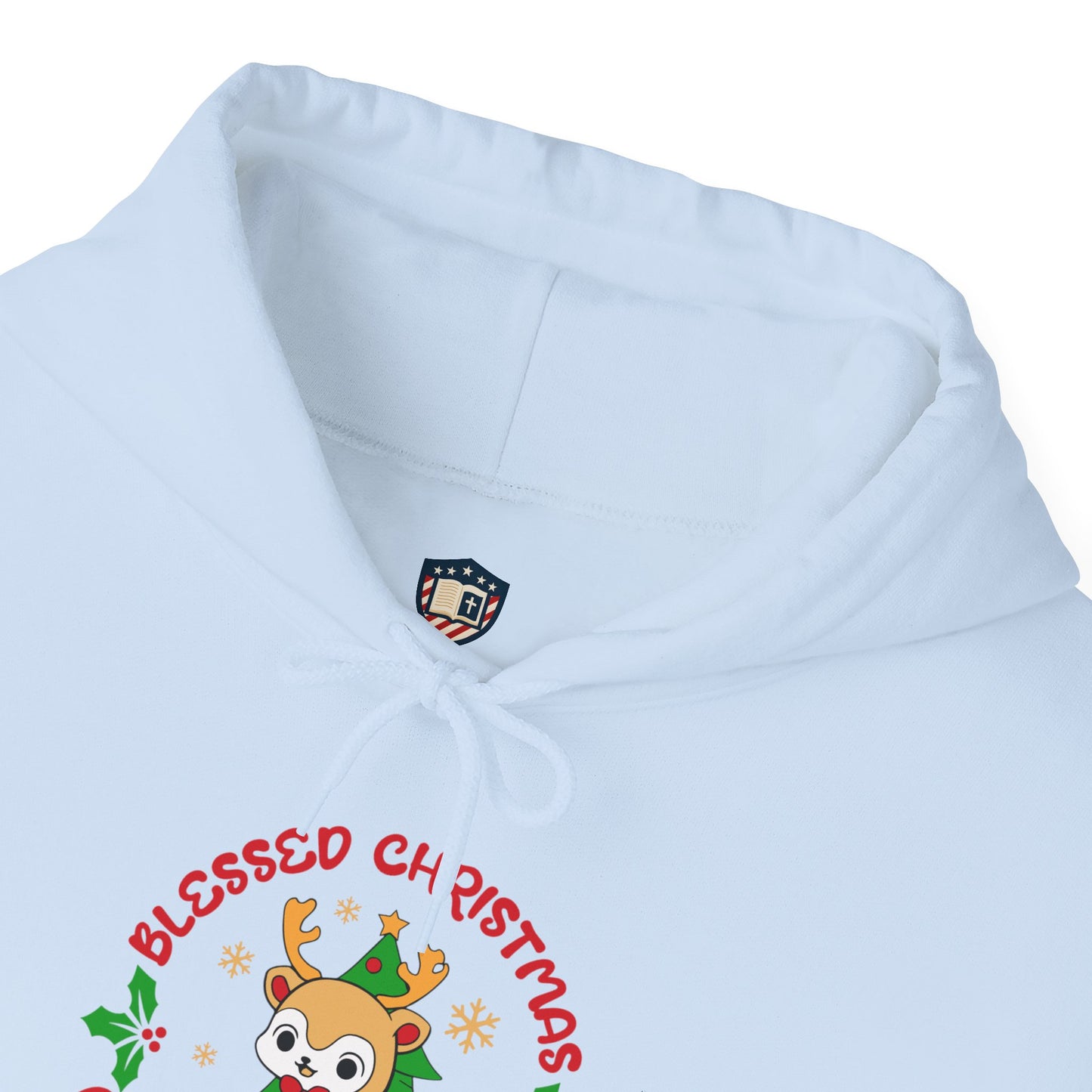 Blessed Christmas Proud Nation Design Unisex Hoodie
