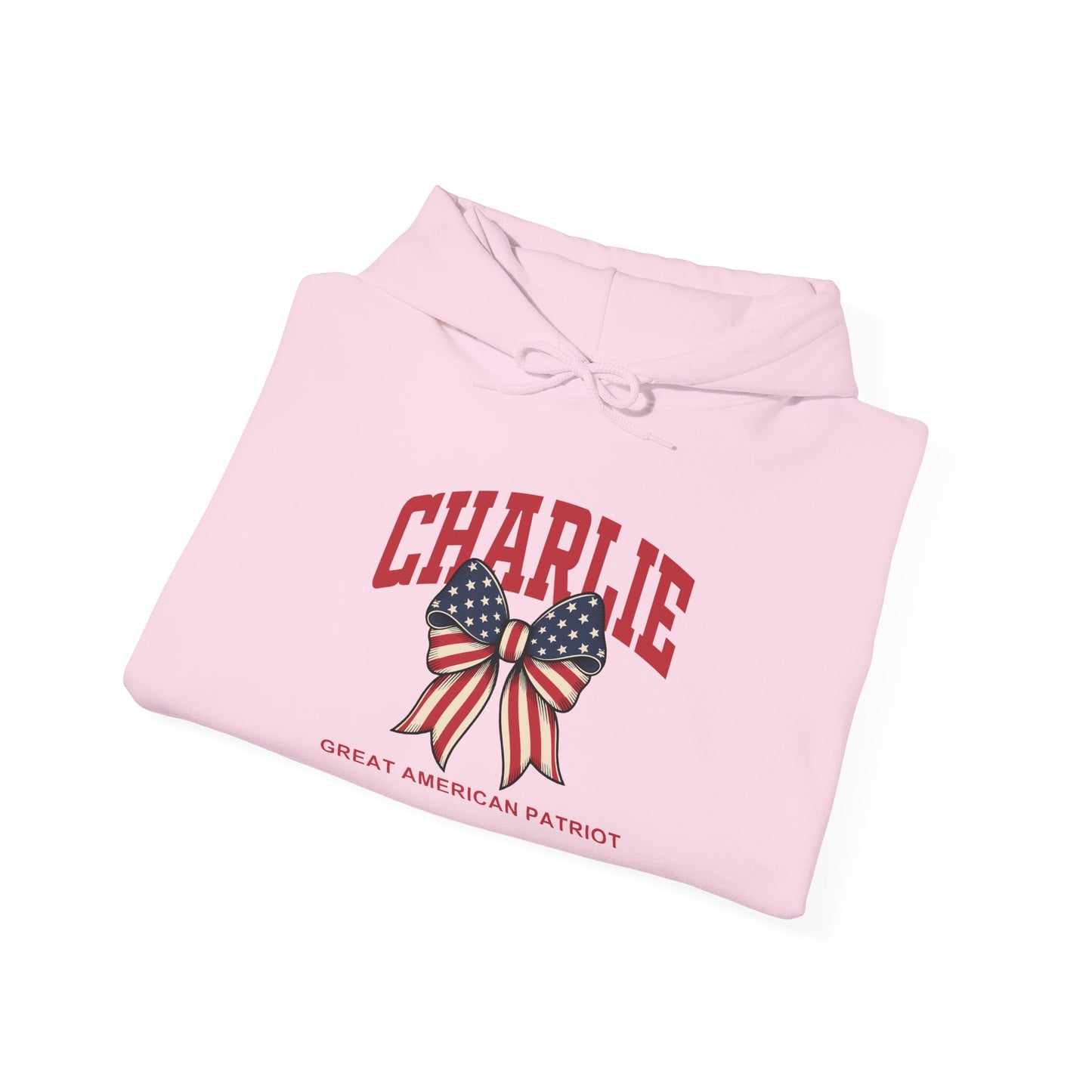Charlie Kirk Great American Patriot Themed Unisex Hoodie