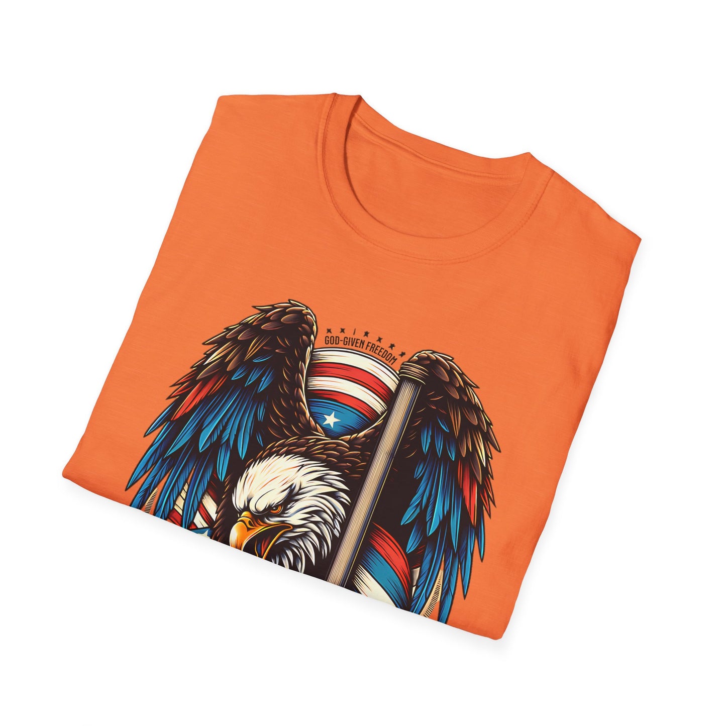Patriotic Eagle Graphic Unisex T-Shirt