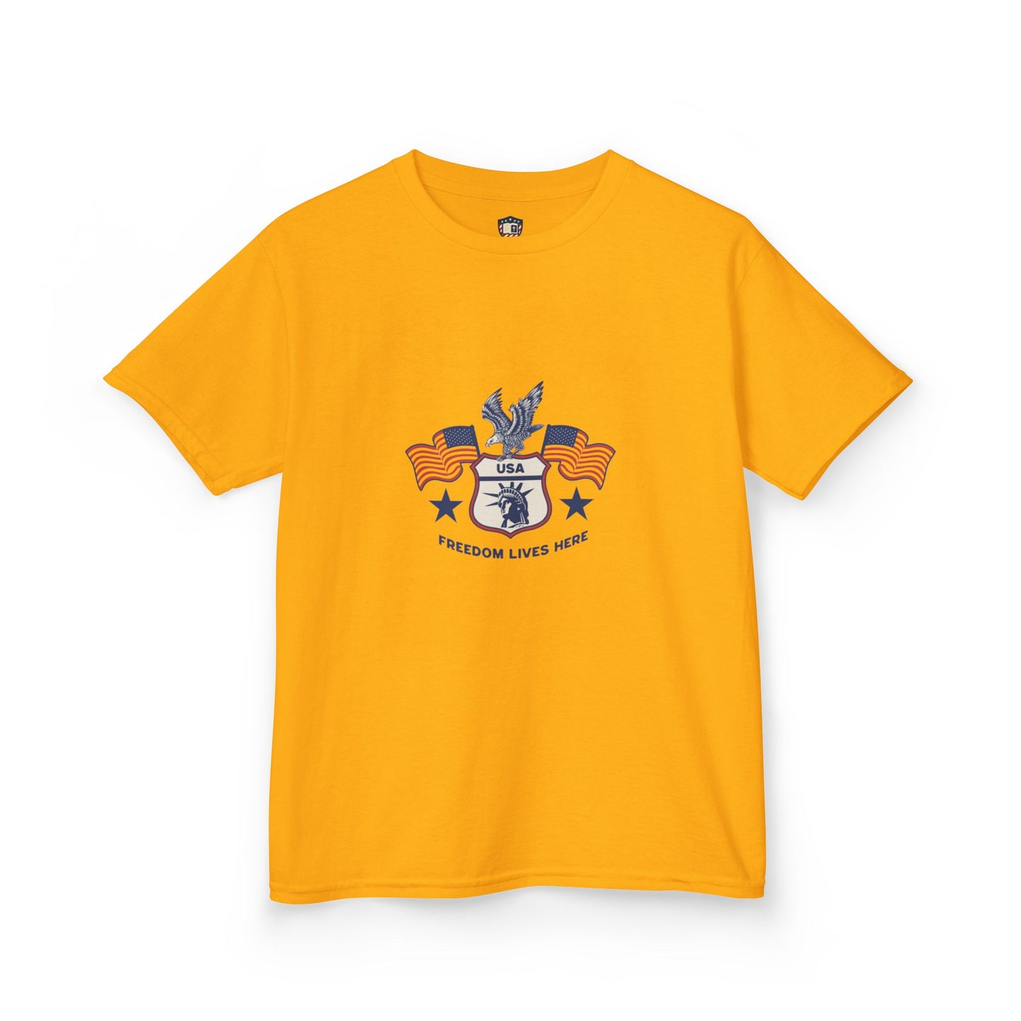 Freedom Lives Here Kids Tee for Boys and Girls