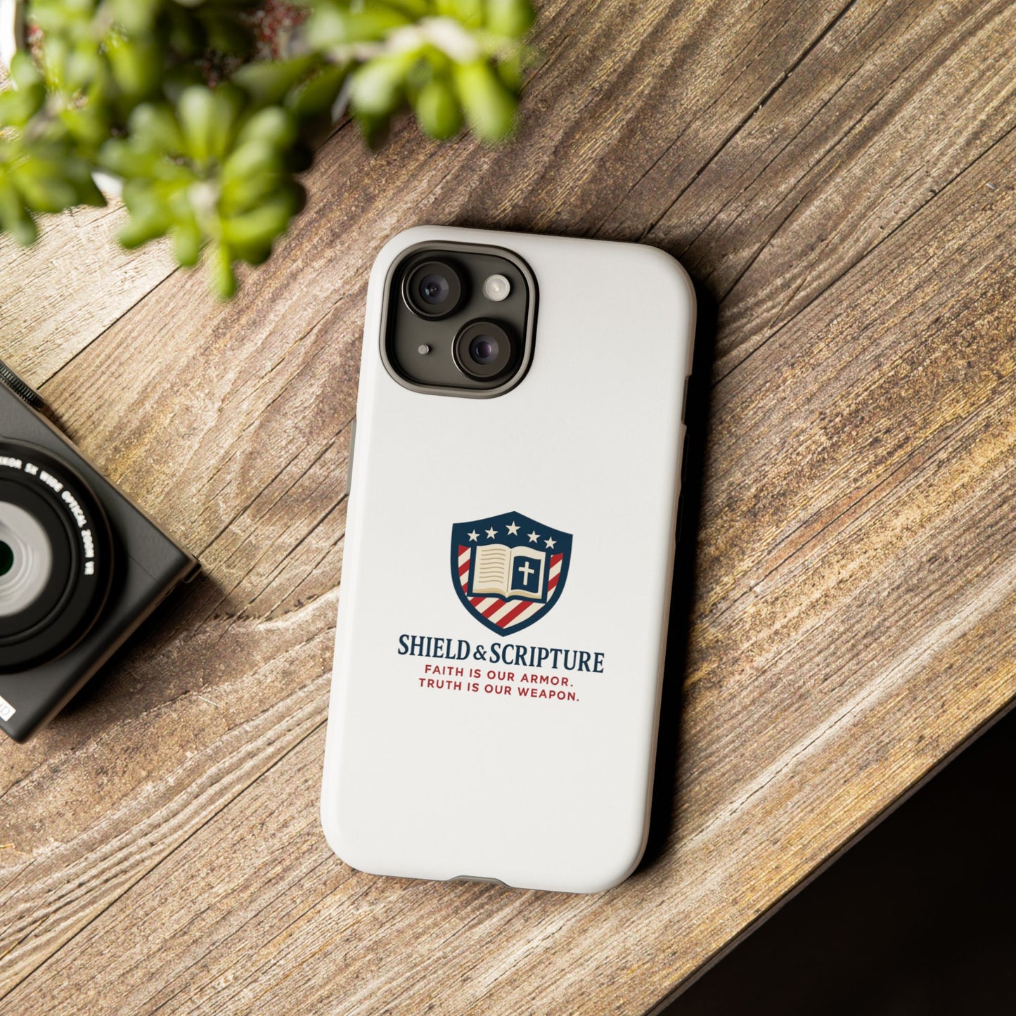 Shield & Scripture Phone Case