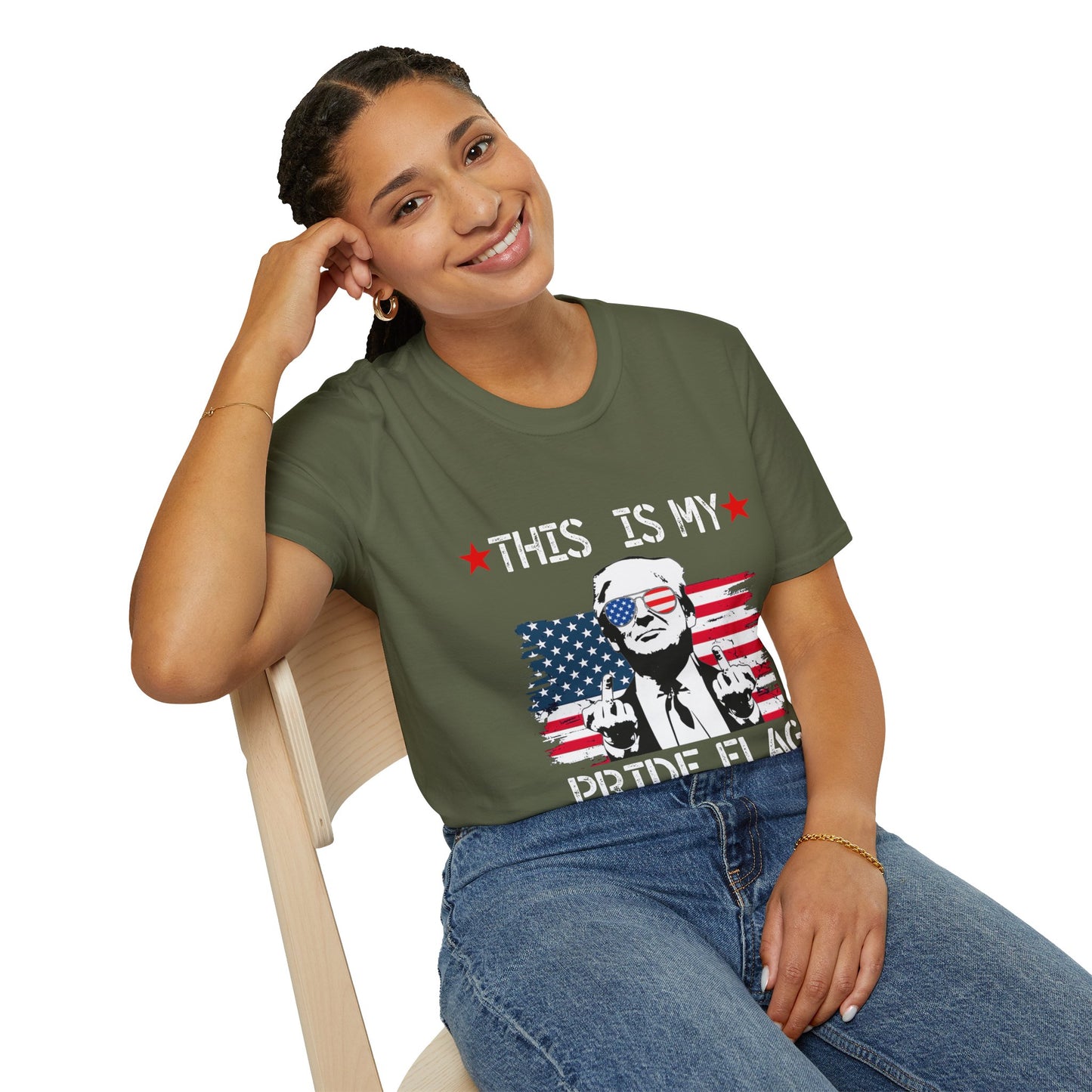 Trump This Is My Pride Flag Unisex T-Shirt
