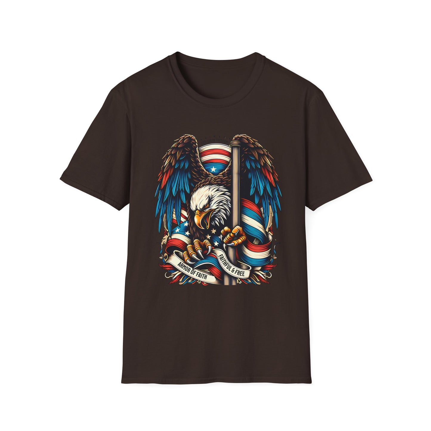 Patriotic Eagle Graphic Unisex T-Shirt