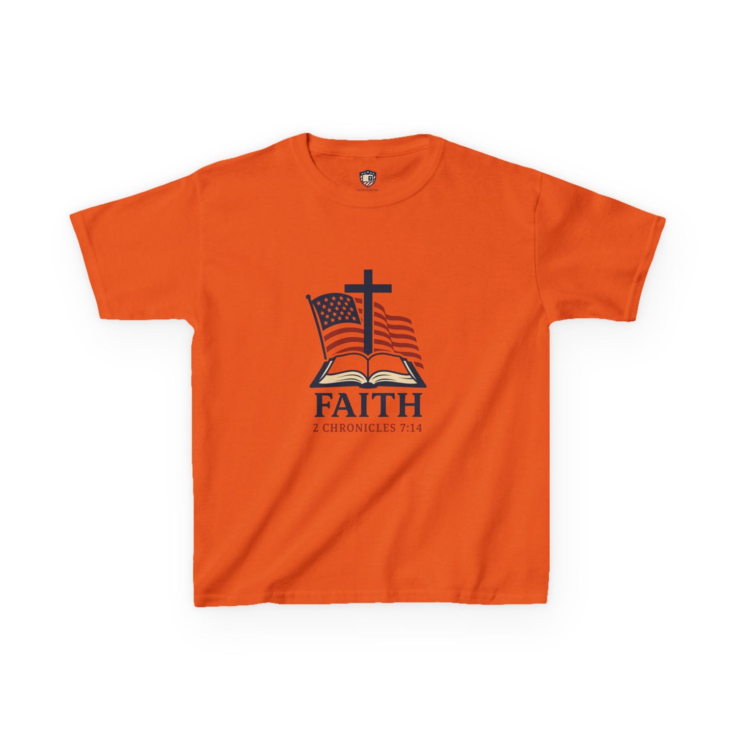 Faith & Freedom 2 Chronicles 7:14 Inspired Christian Kids Shirt