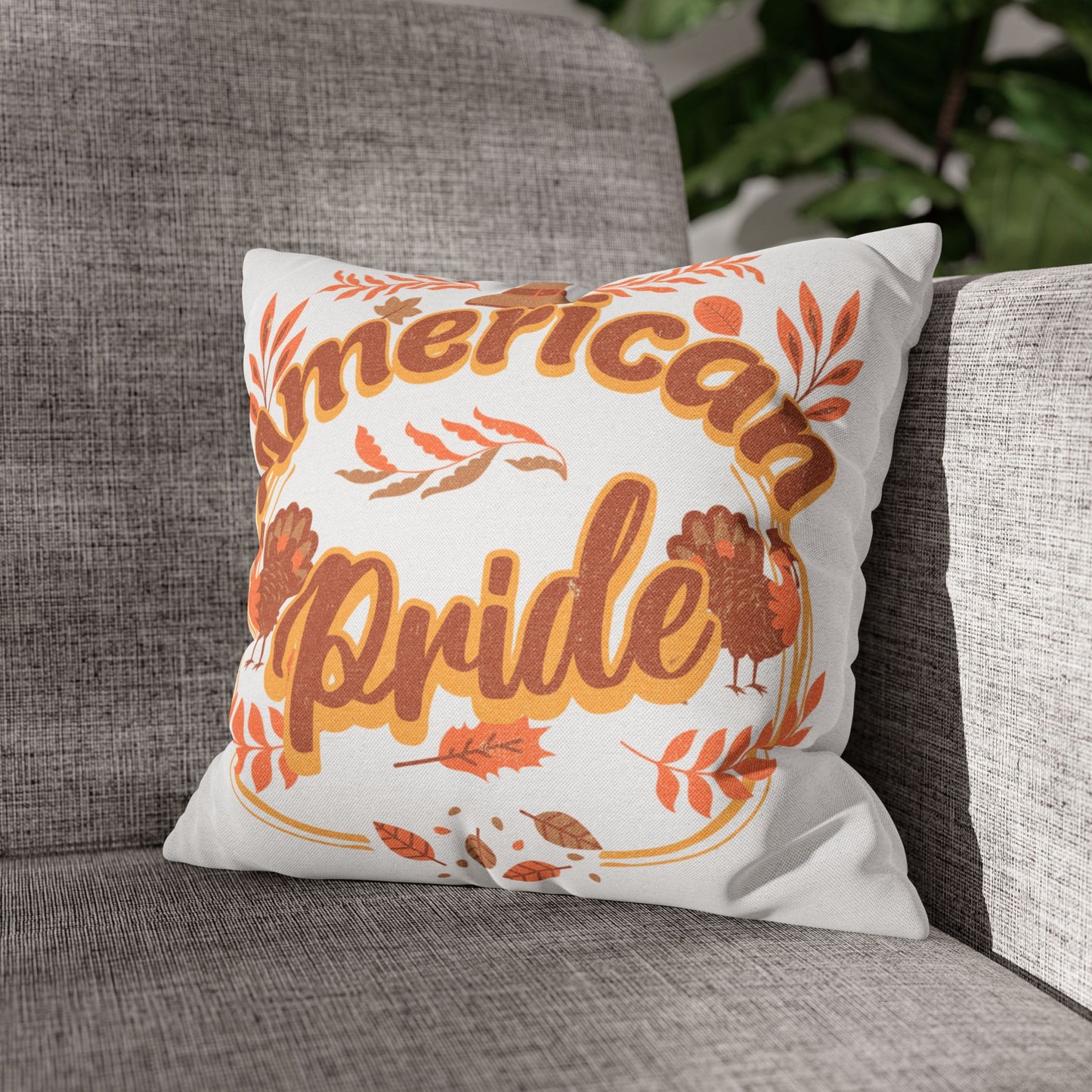 American Pride Cushion Cover, Fall Decor