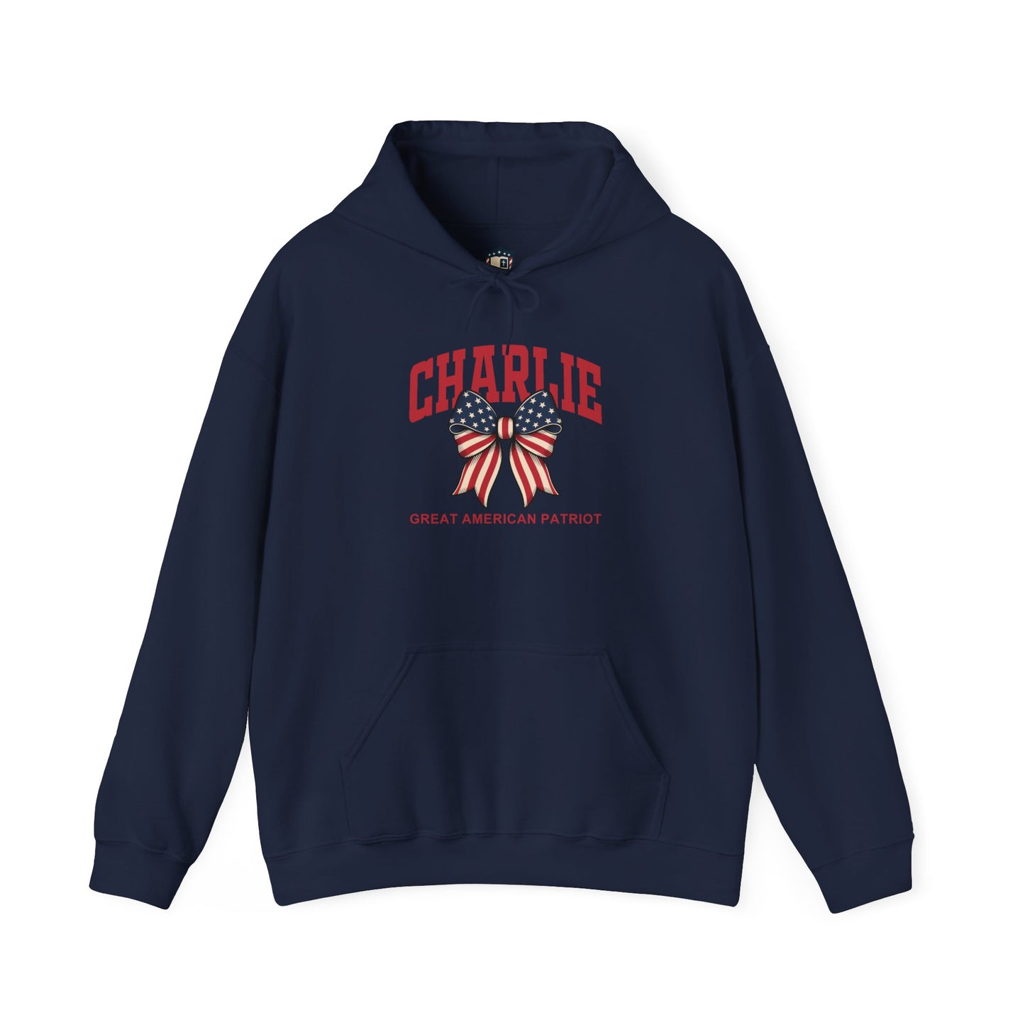 Charlie Kirk Great American Patriot Themed Unisex Hoodie