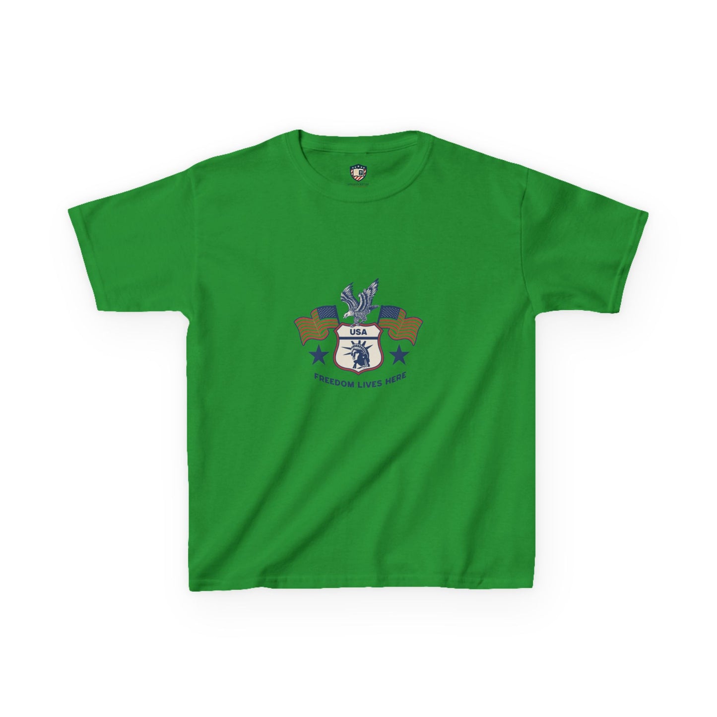 Freedom Lives Here Kids Tee for Boys and Girls