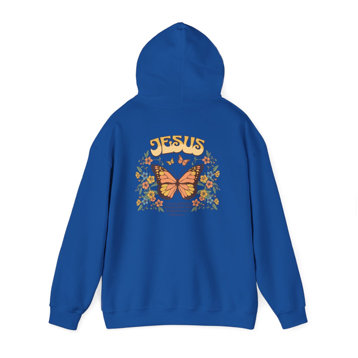 Butterfly JESUS Design Unisex Hoodie
