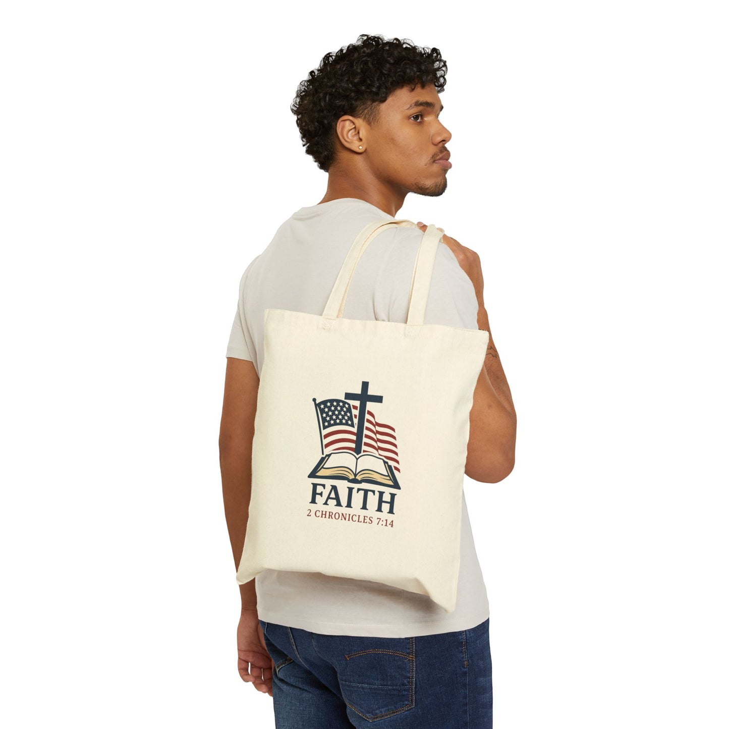 Faith Canvas Tote Bag