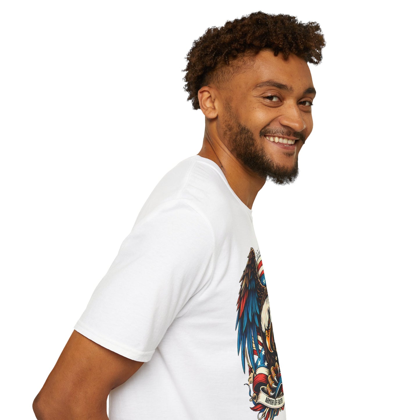 Patriotic Eagle Graphic Unisex T-Shirt