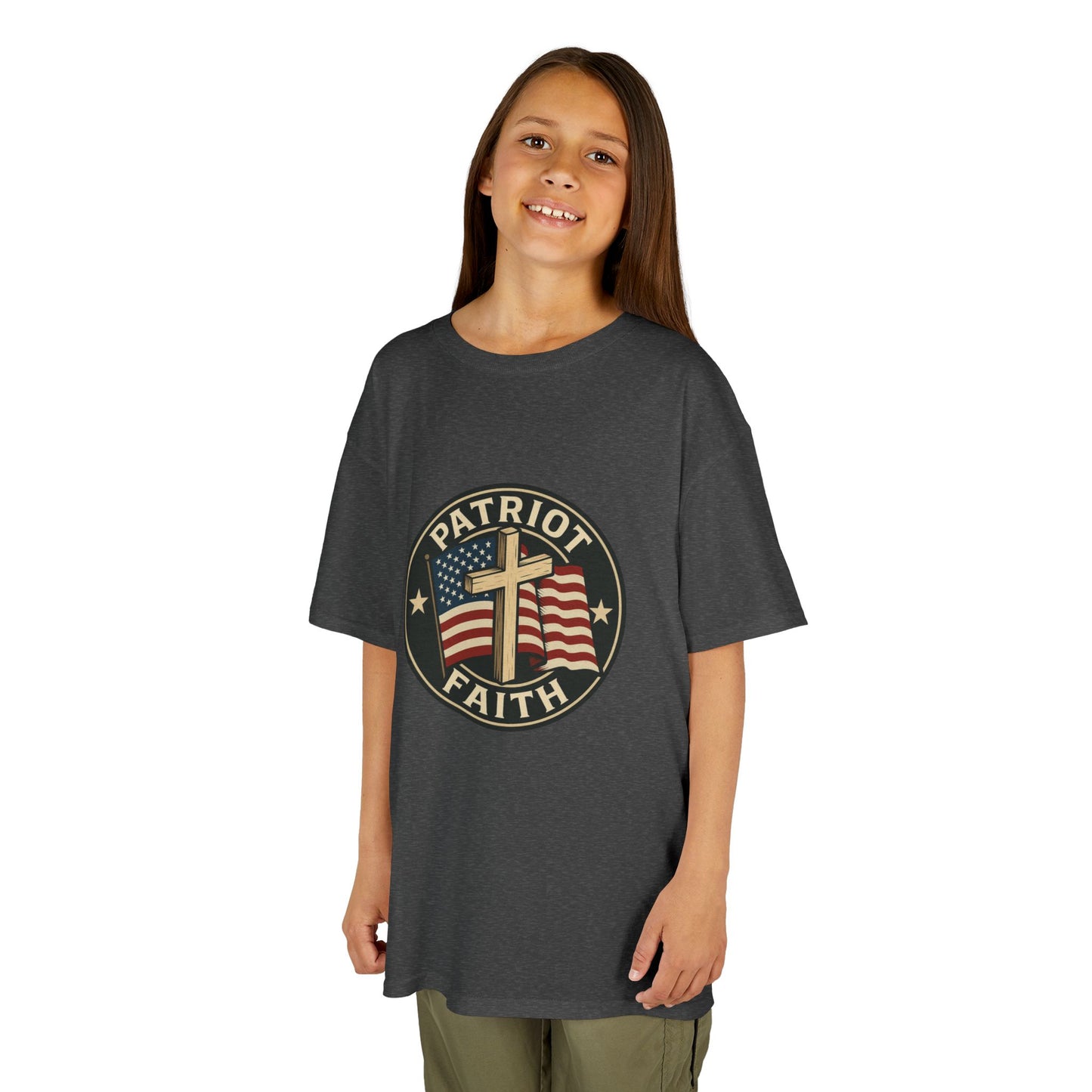 Patriotic Kids Tee - Faith & Freedom Everyday Wear