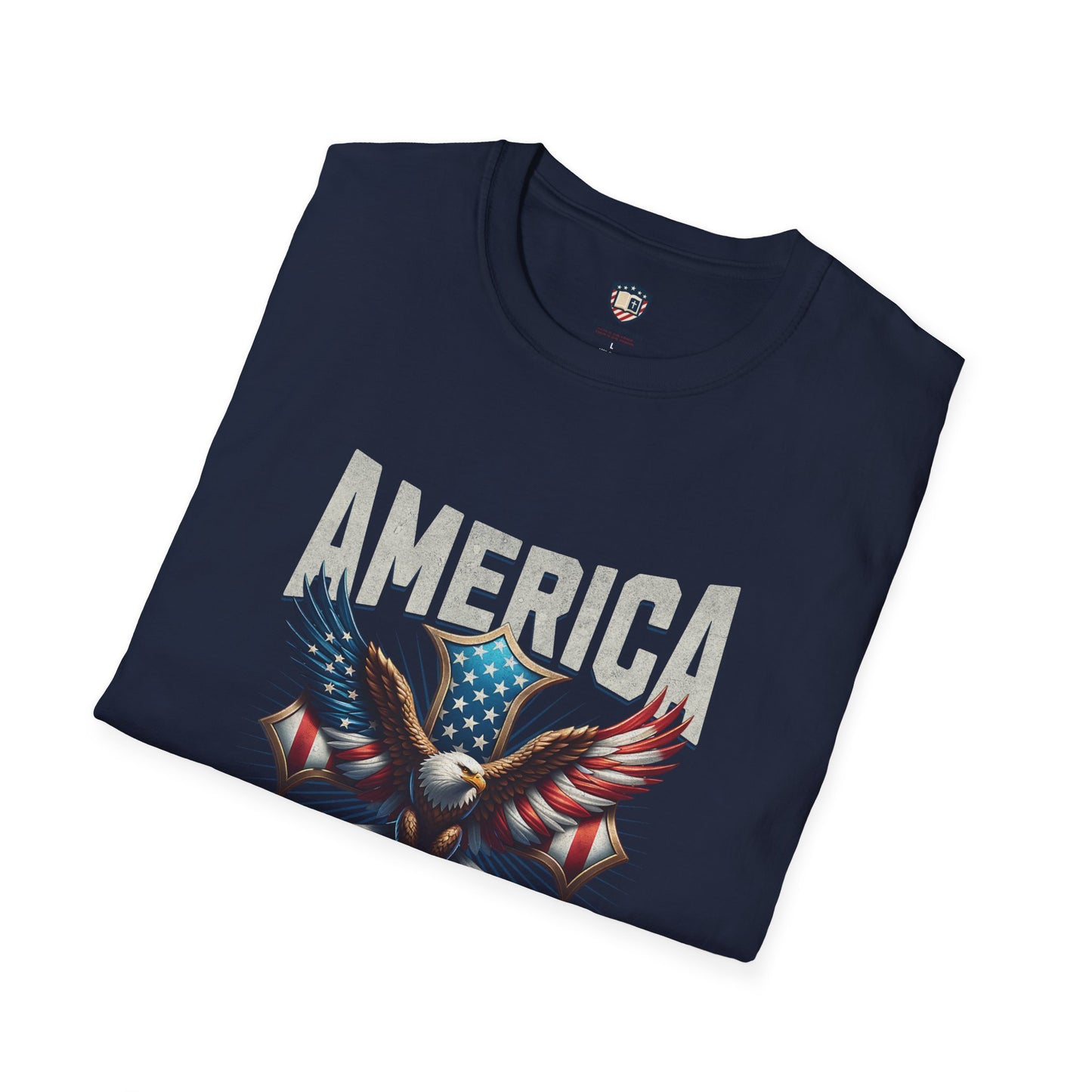 America Strong in Faith, Free in Spirit Unisex T-shirt