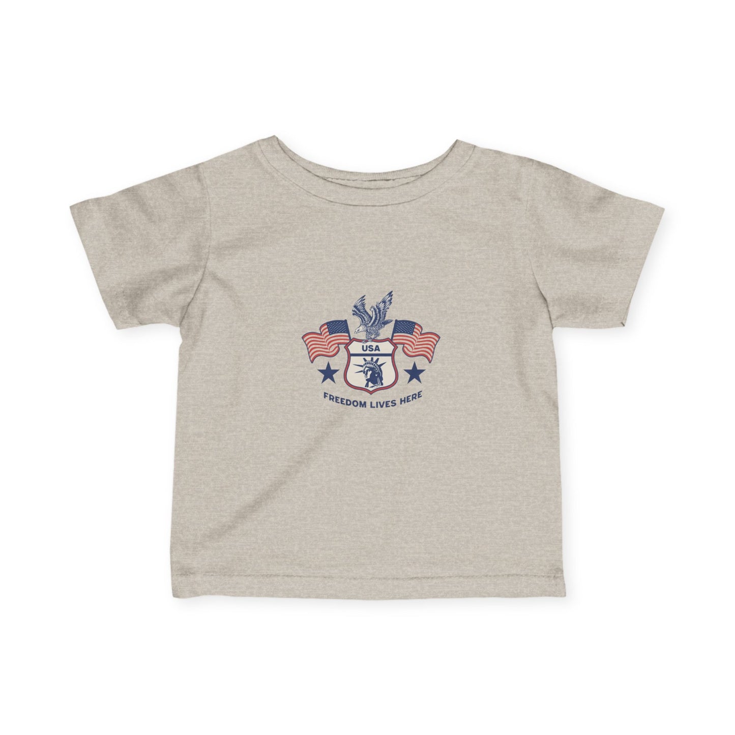 Patriotic Baby Tee, USA Graphic Toddler Shirt