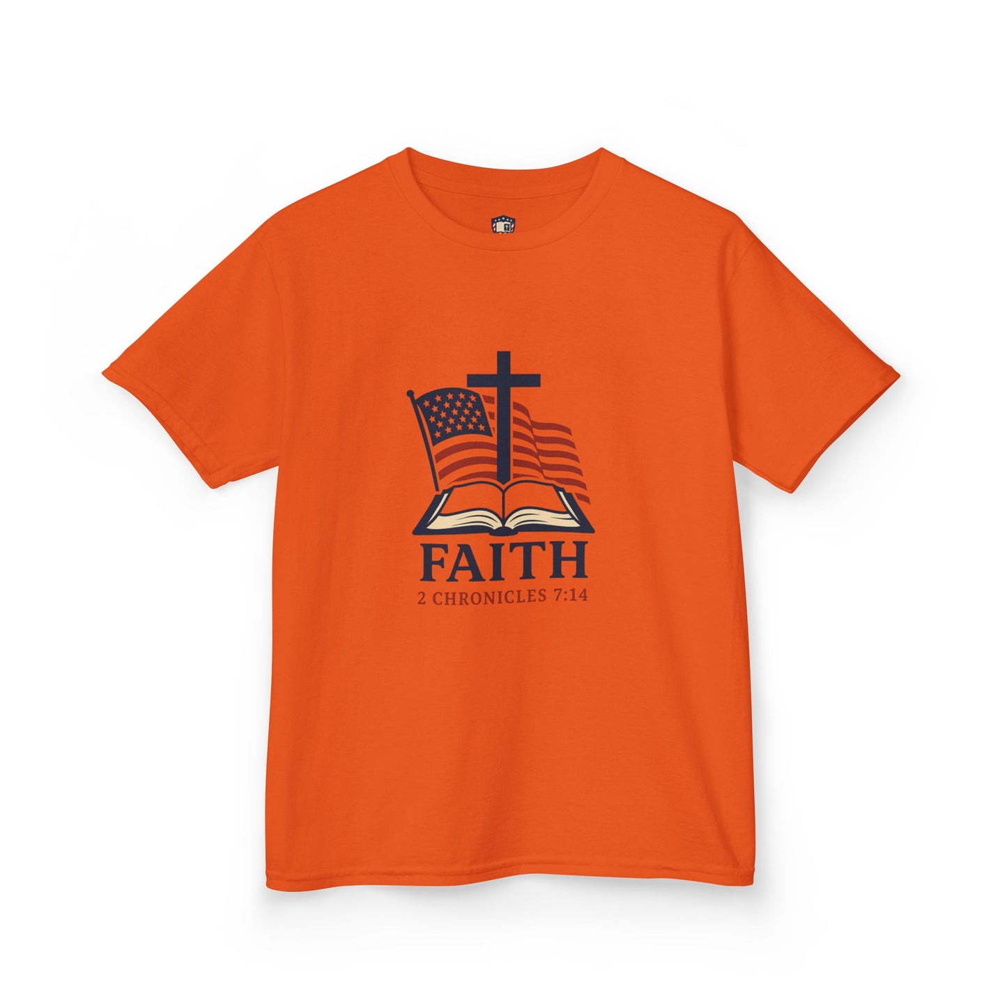 Faith & Freedom 2 Chronicles 7:14 Inspired Christian Kids Shirt