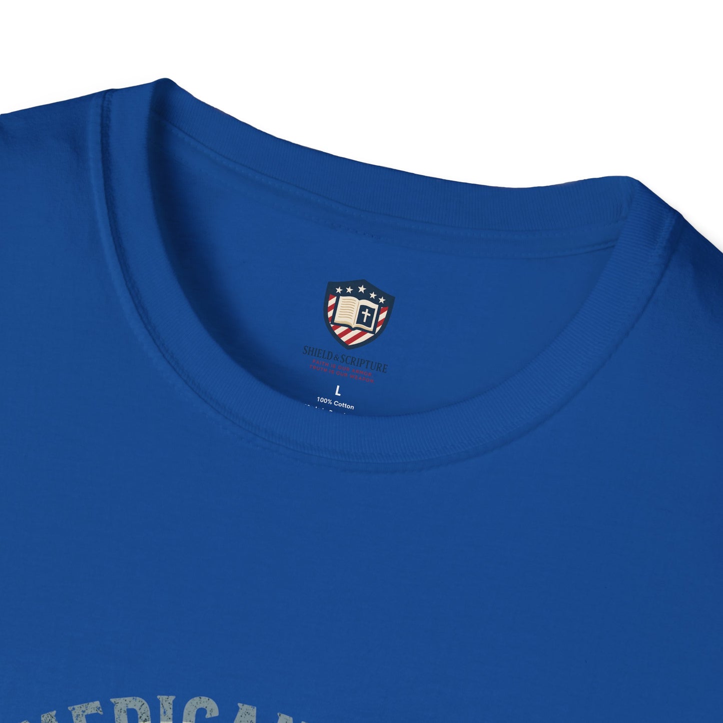 American Pride Eagle -Courage never Retreats Unisex T-Shirt