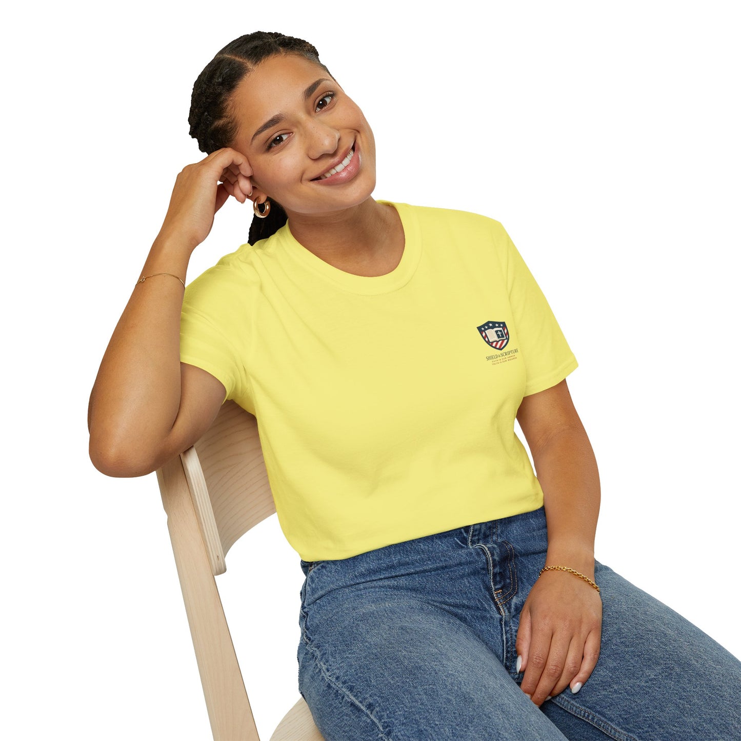 Lion of Judah USA Flag Unisex T-Shirt