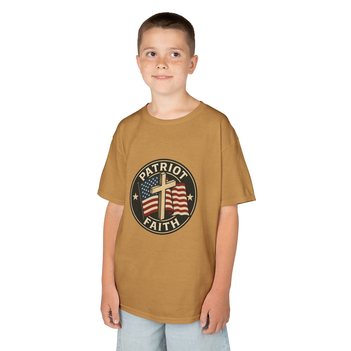 Patriotic Kids Tee - Faith & Freedom Everyday Wear