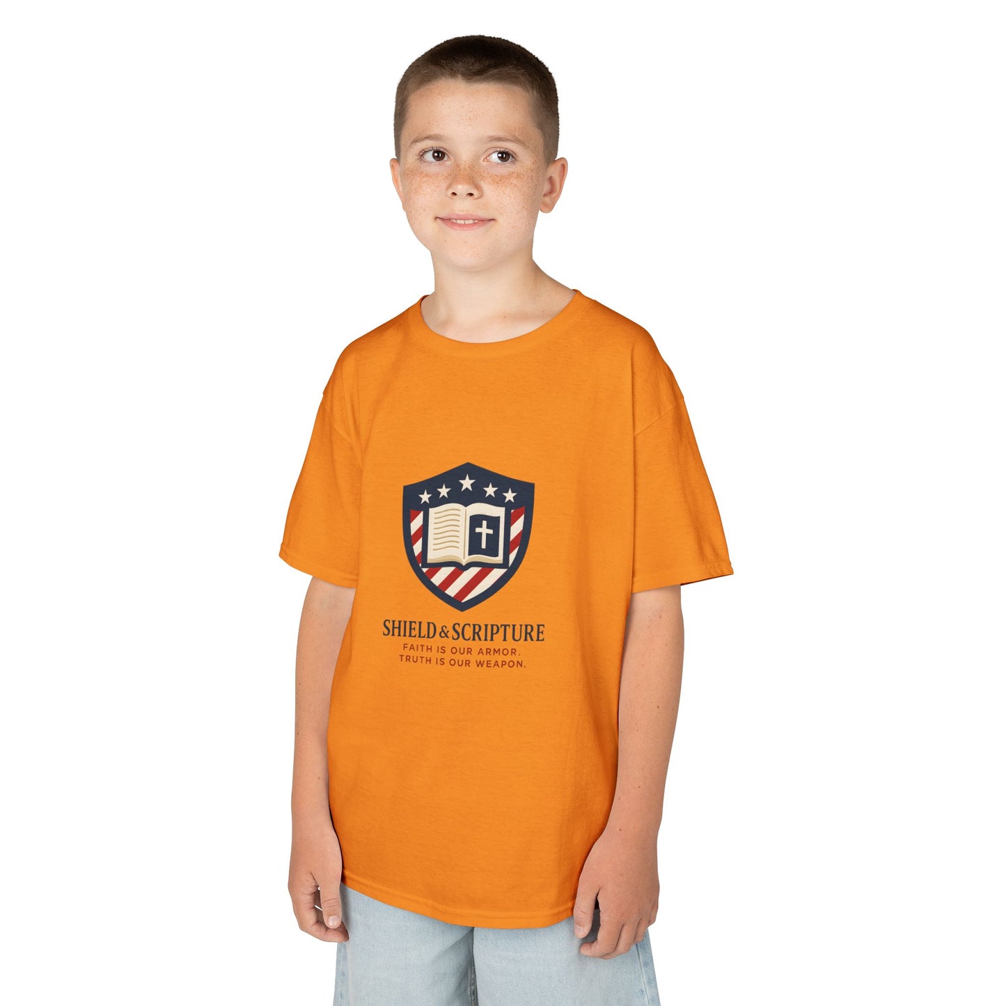 Shield & Scripture Kids Tee Daily Wear