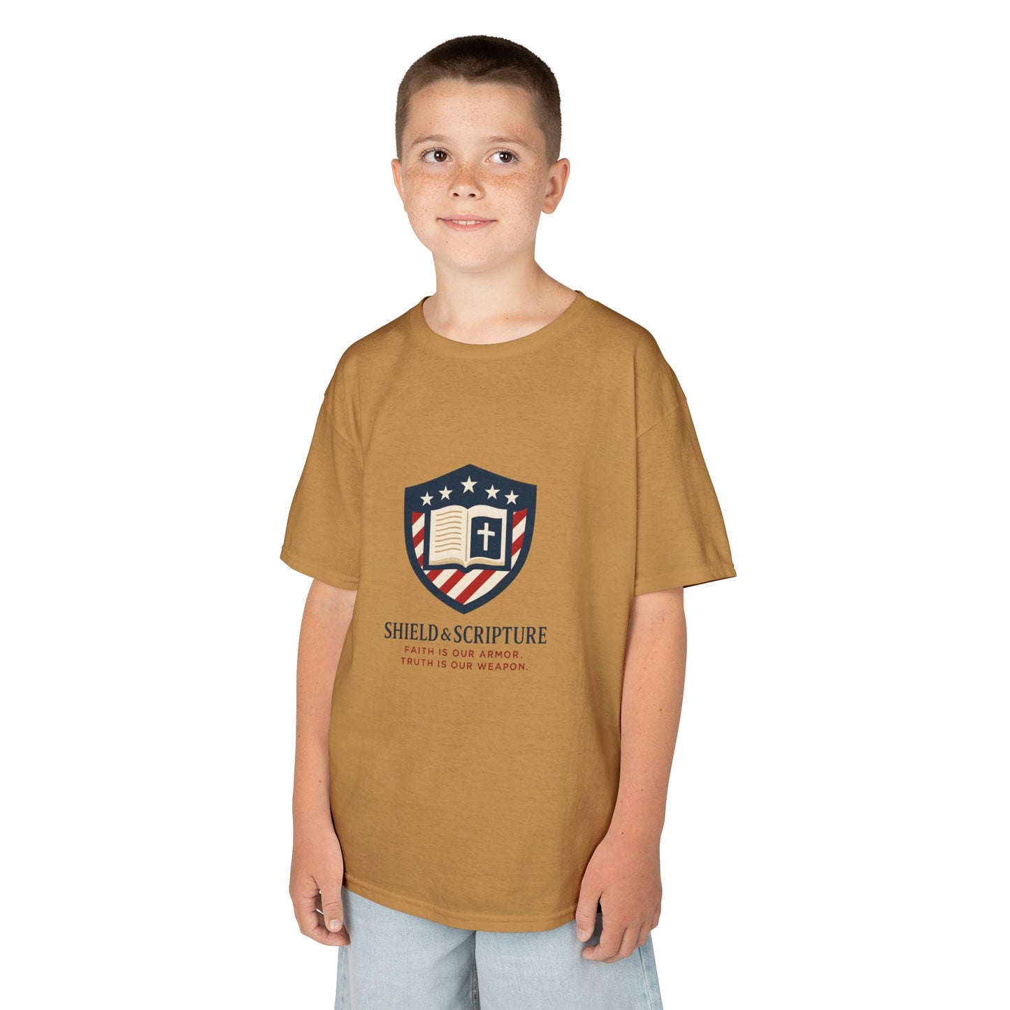 Shield & Scripture Kids Tee Daily Wear