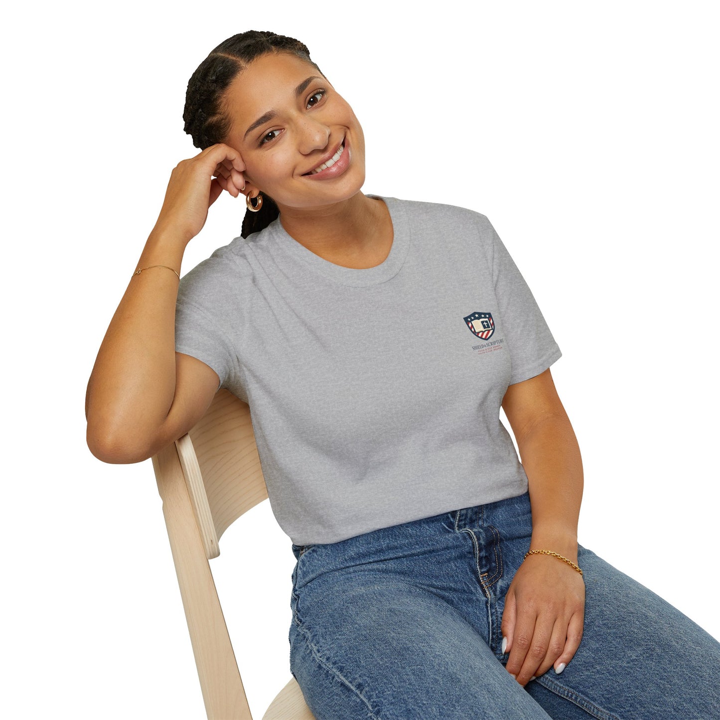 Lion of Judah USA Flag Unisex T-Shirt