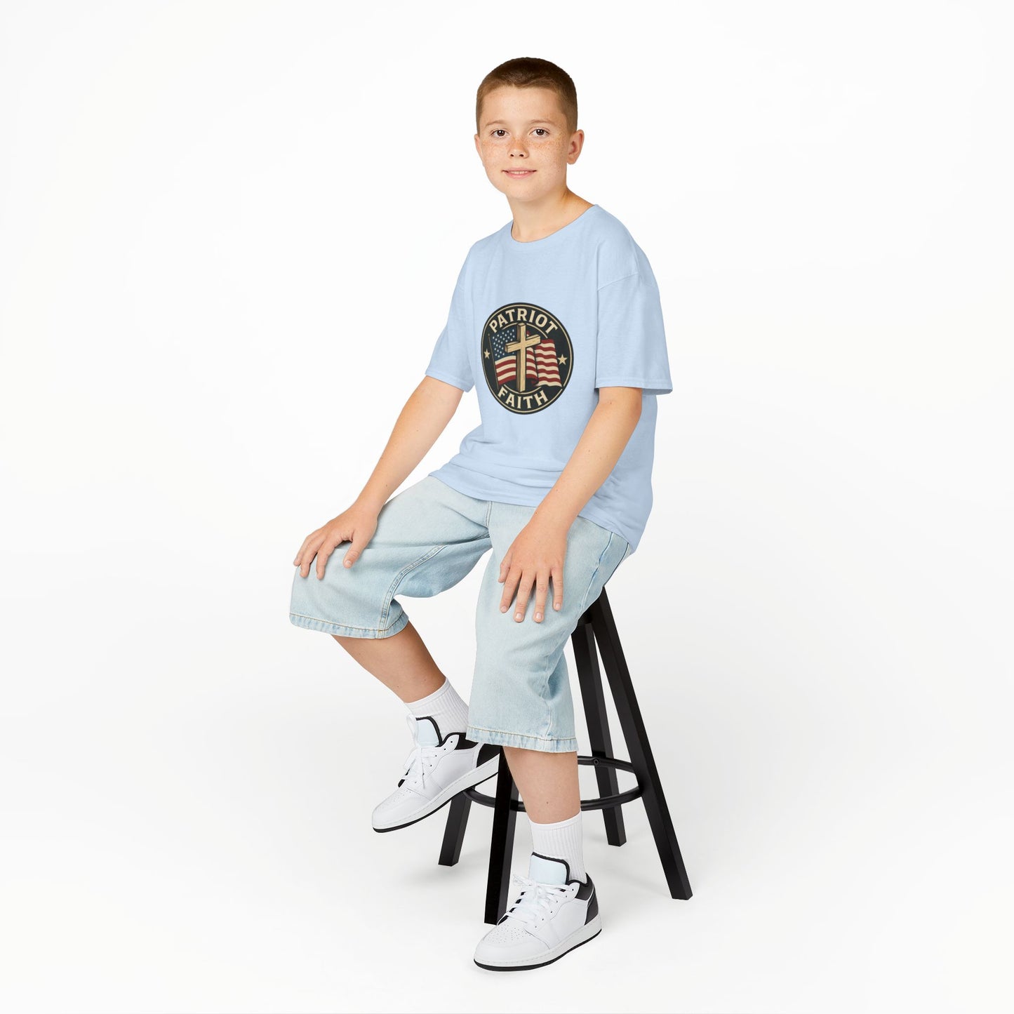 Patriotic Kids Tee - Faith & Freedom Everyday Wear