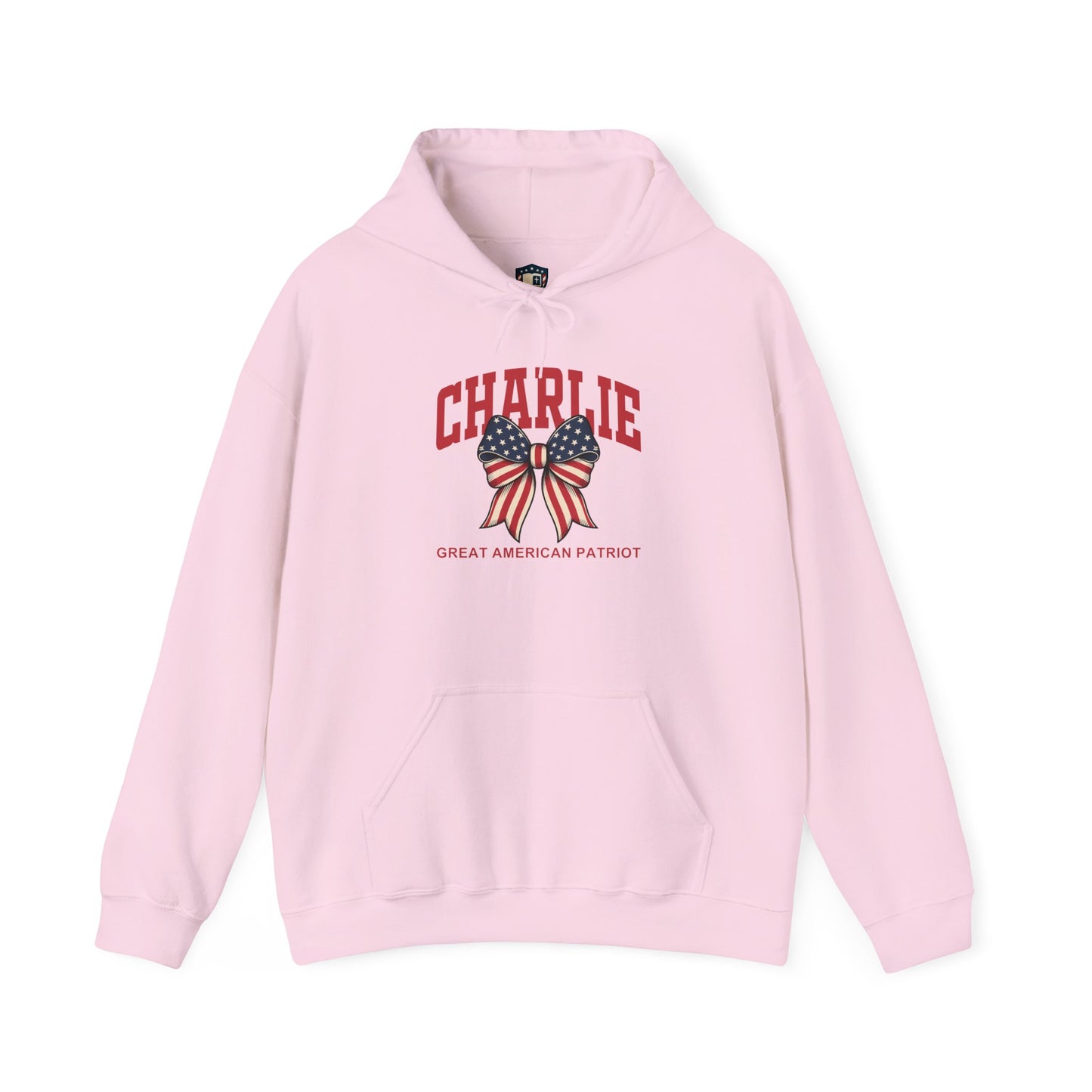 Charlie Kirk Great American Patriot Themed Unisex Hoodie