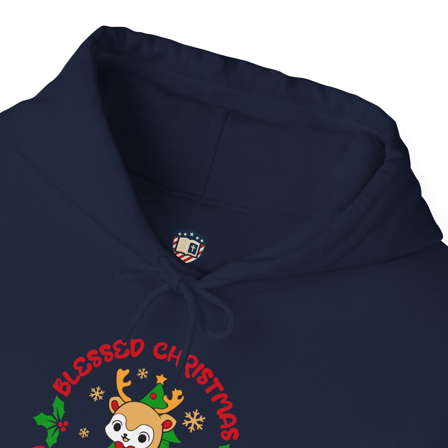 Blessed Christmas Proud Nation Design Unisex Hoodie