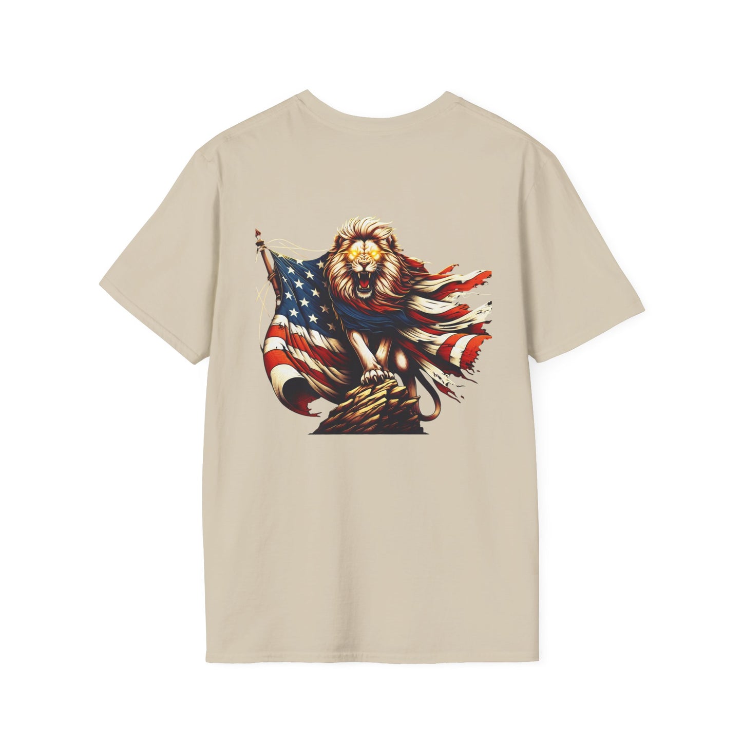 Lion of Judah USA Flag Unisex T-Shirt