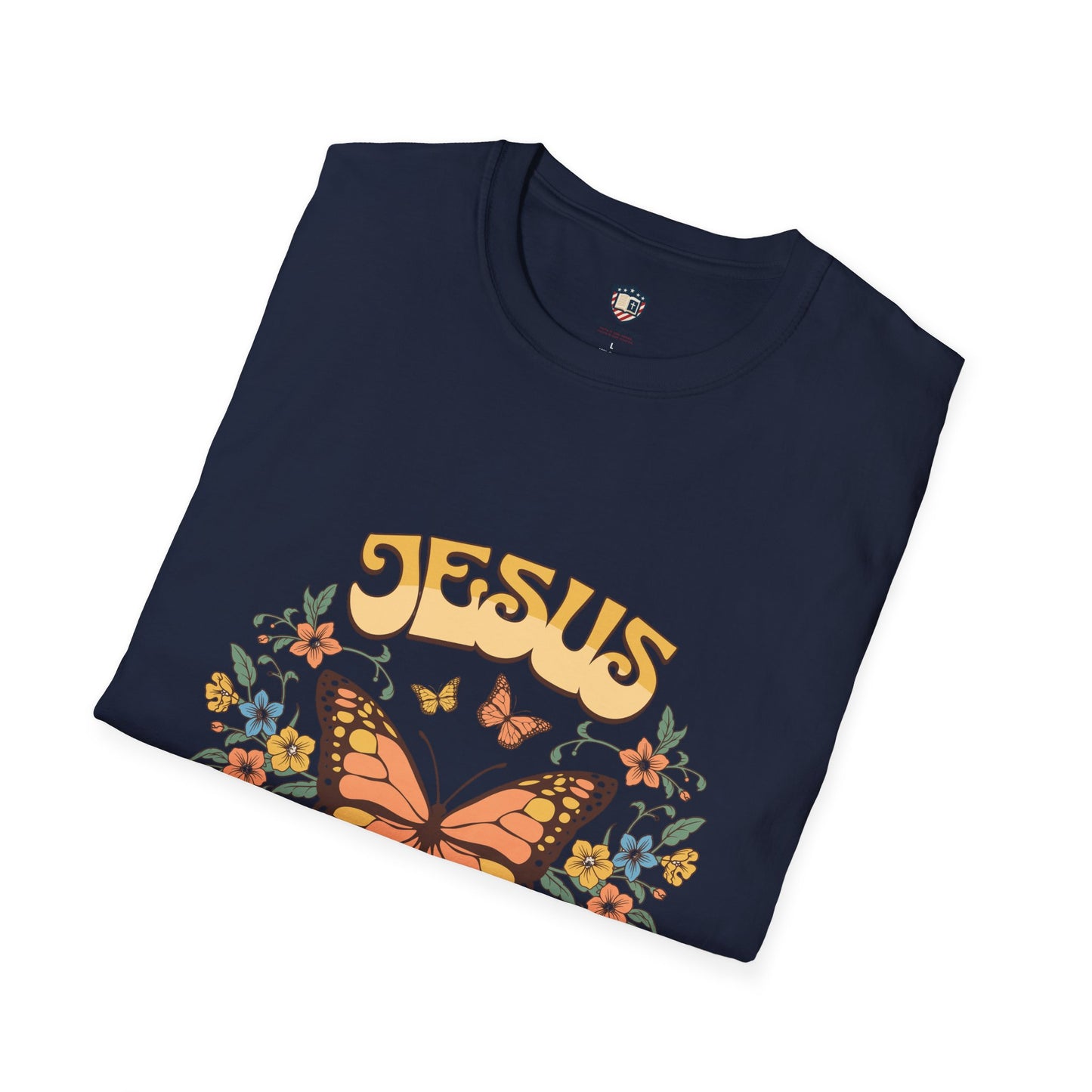 Jesus Butterfly Unisex Soft style T-Shirt