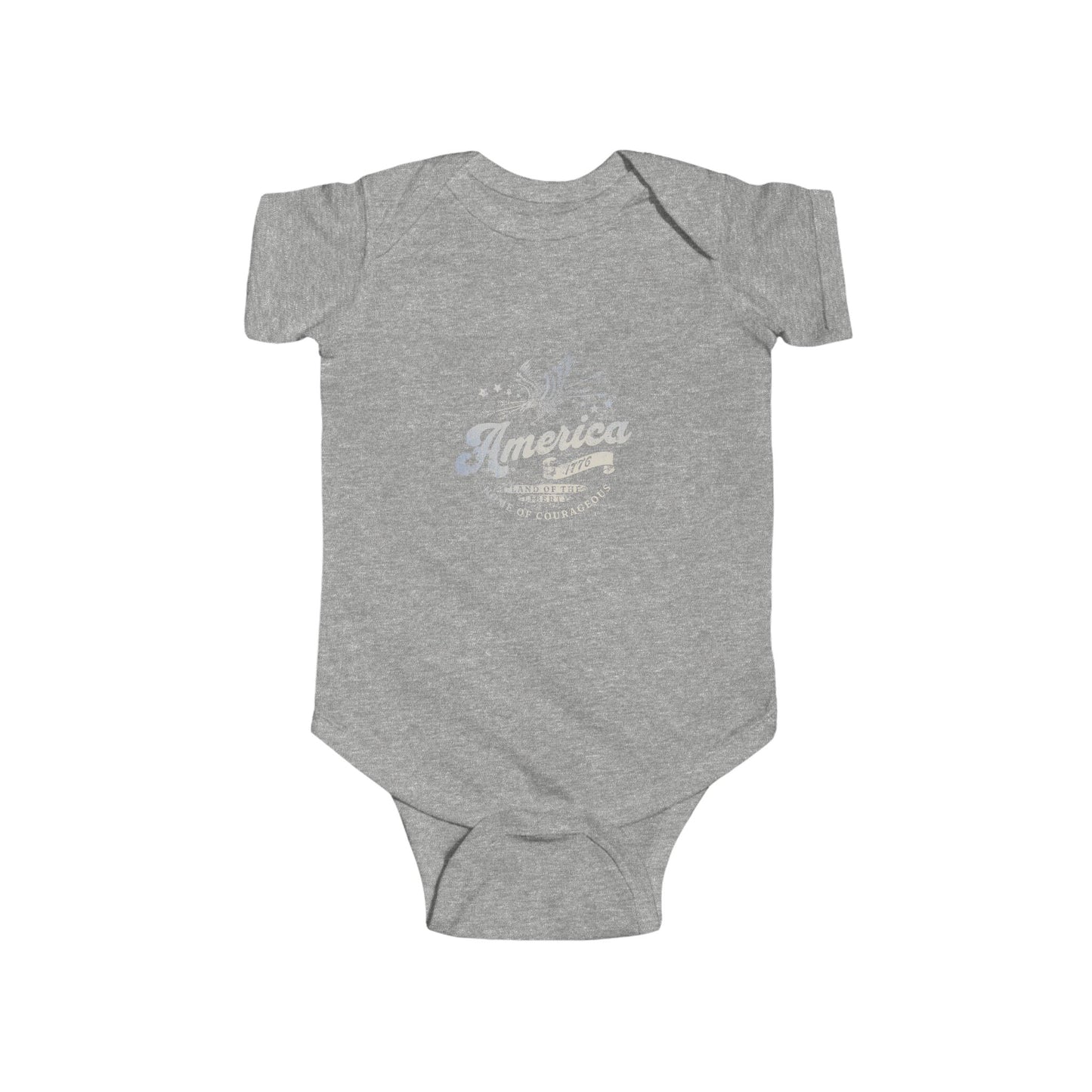 America 1776 Baby Bodysuit, Infant Summer Outfit