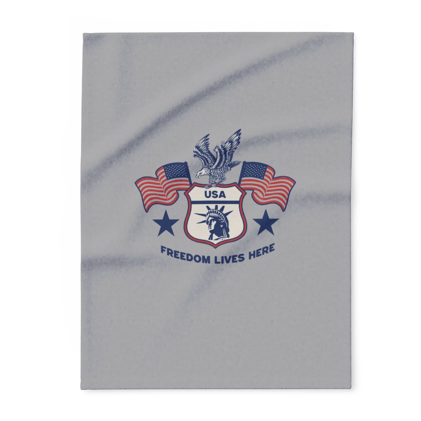 Freedom Lives Here Fleece Blanket