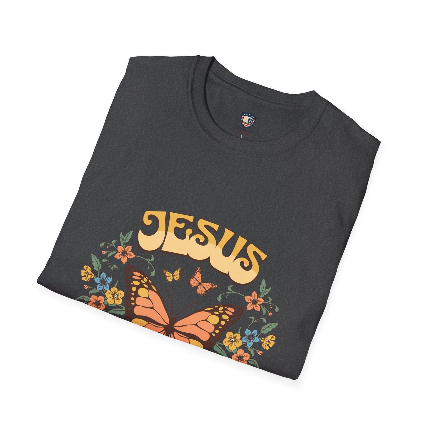 Jesus Butterfly Unisex Soft style T-Shirt