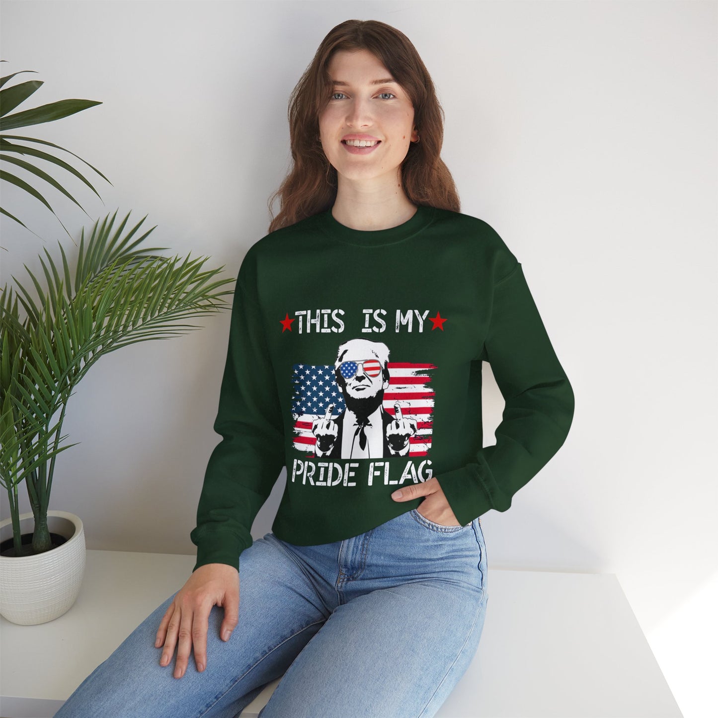 Trump This Is My Pride Flag Unisex Sweatshirt