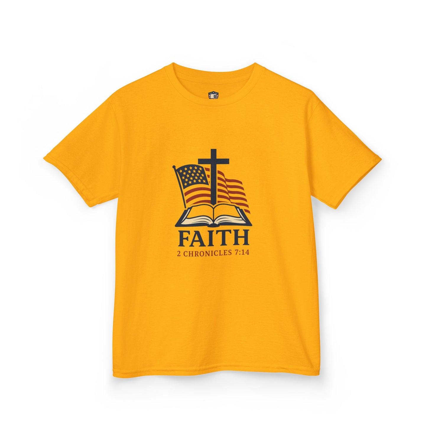 Faith & Freedom 2 Chronicles 7:14 Inspired Christian Kids Shirt