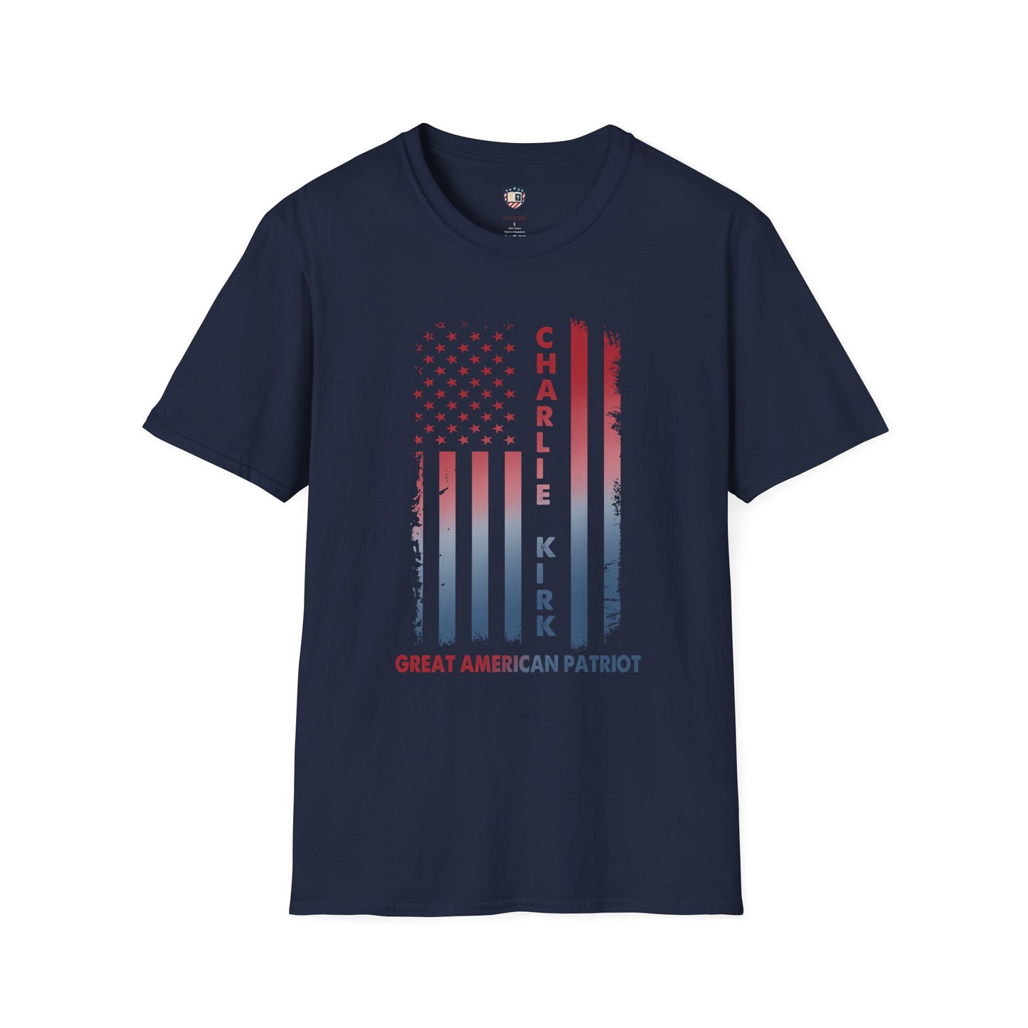 Charlie Kirk Patriot T-Shirt, Unisex Graphic Tee
