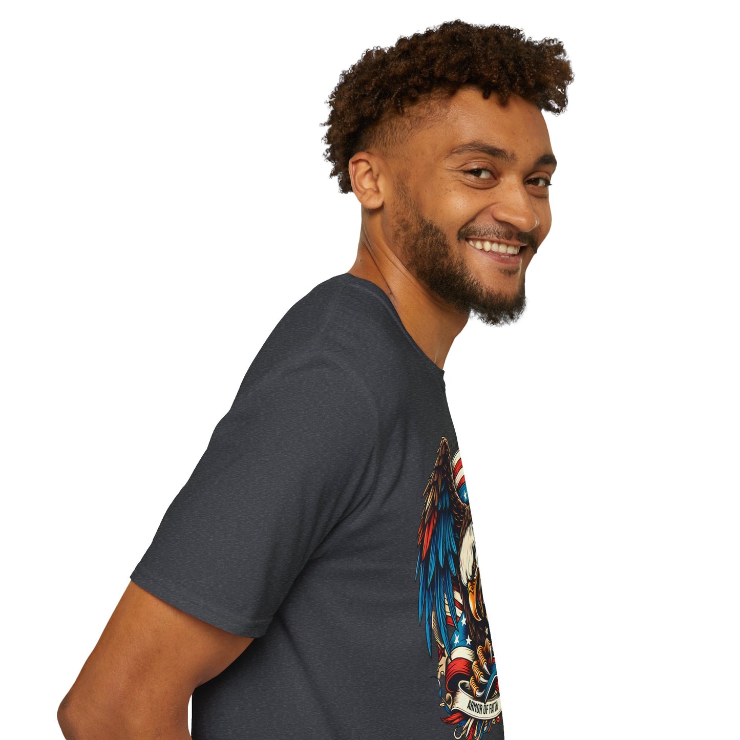 Patriotic Eagle Graphic Unisex T-Shirt